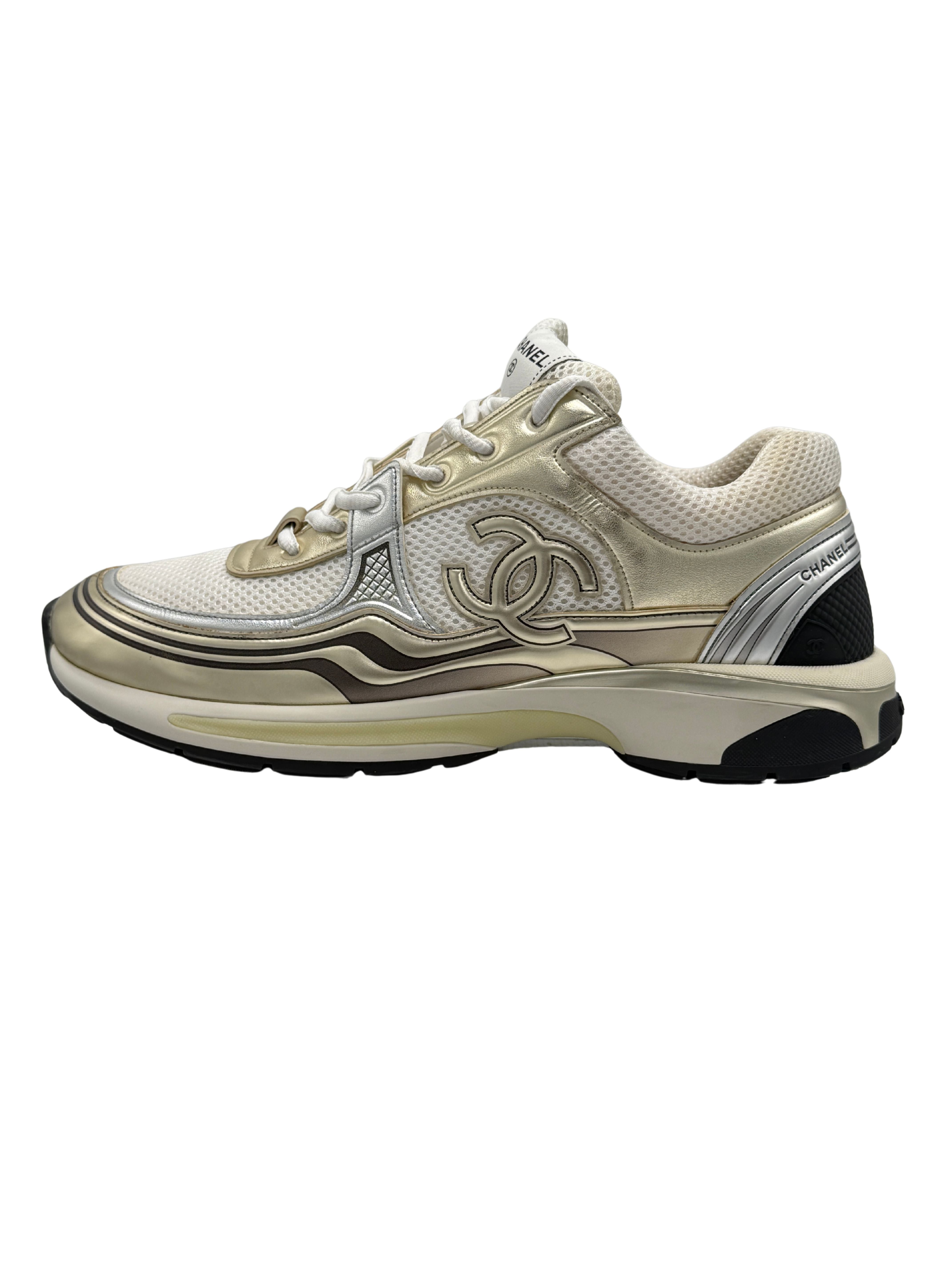 Chanel CC Runner Trainer - Gold Chanel