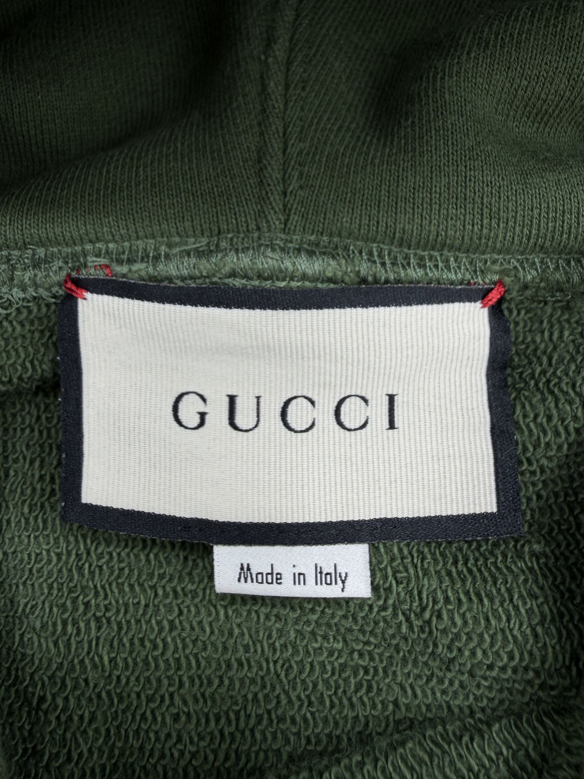 Gucci Manifesto Mask Hoodie - Khaki Gucci