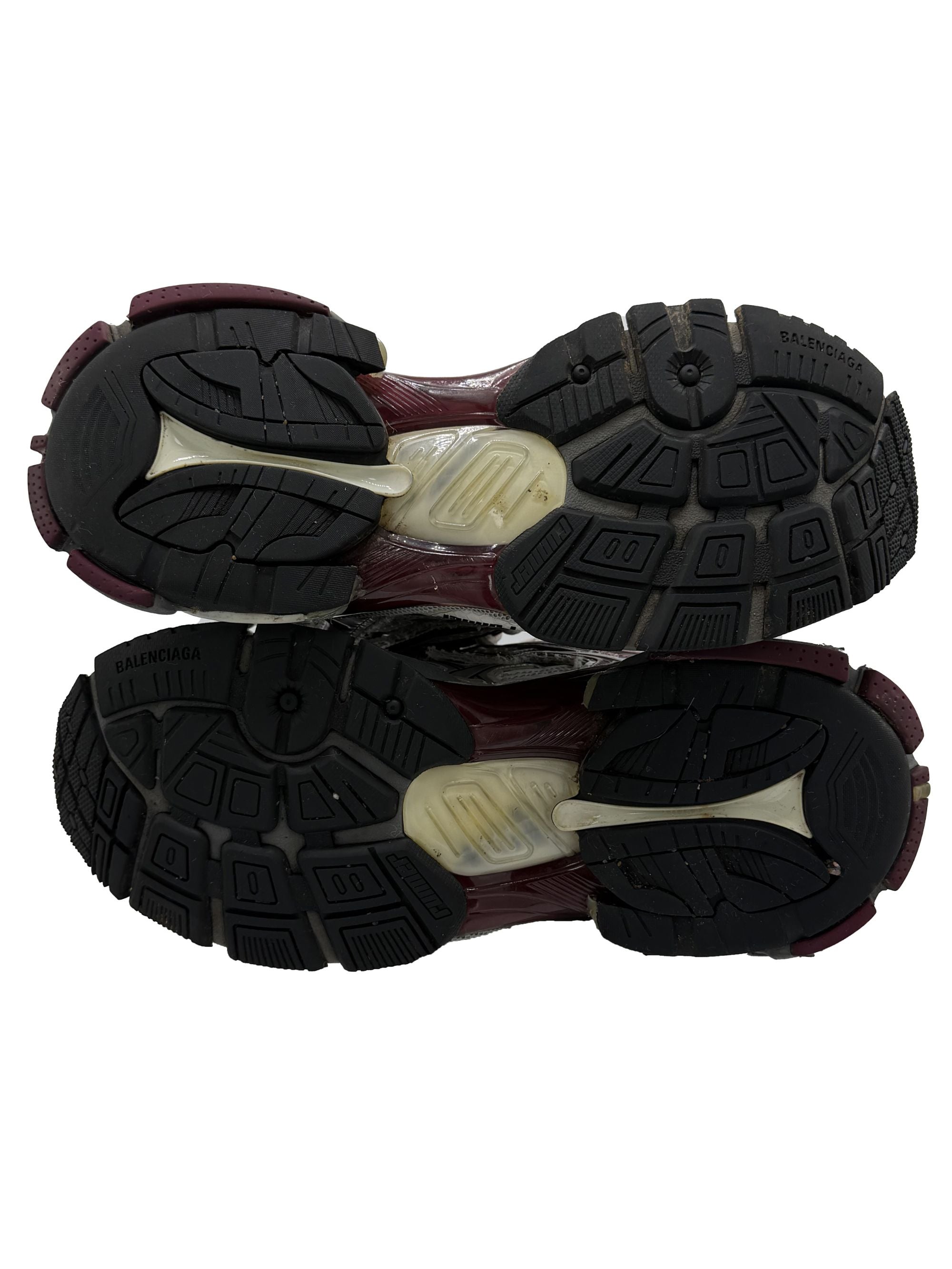 Balenciaga Runner Trainer - Burgundy/White NO COST PRICE Balenciaga