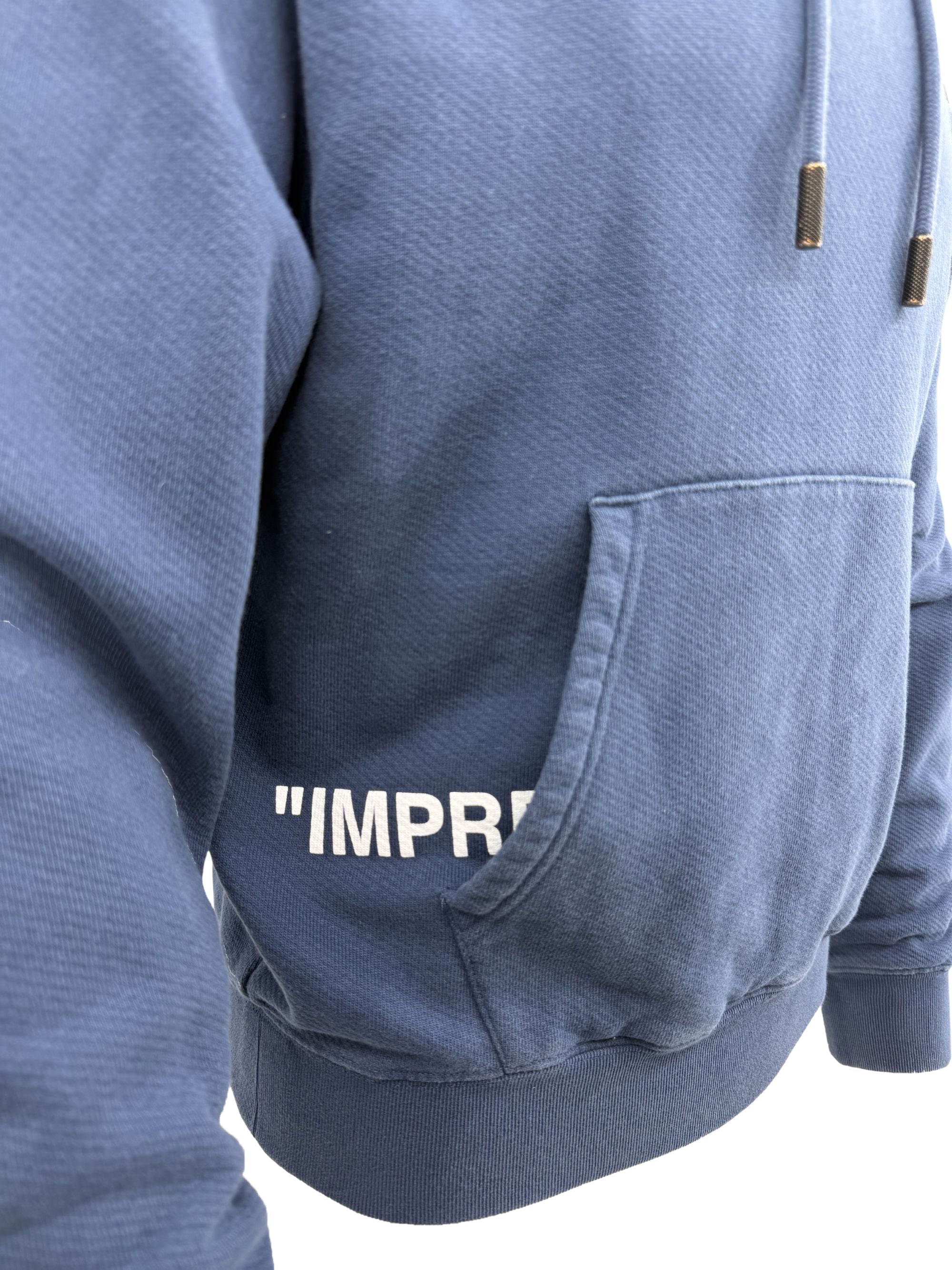 Off White Impressionism Summer 1863 Hoodie - Blue Off-White
