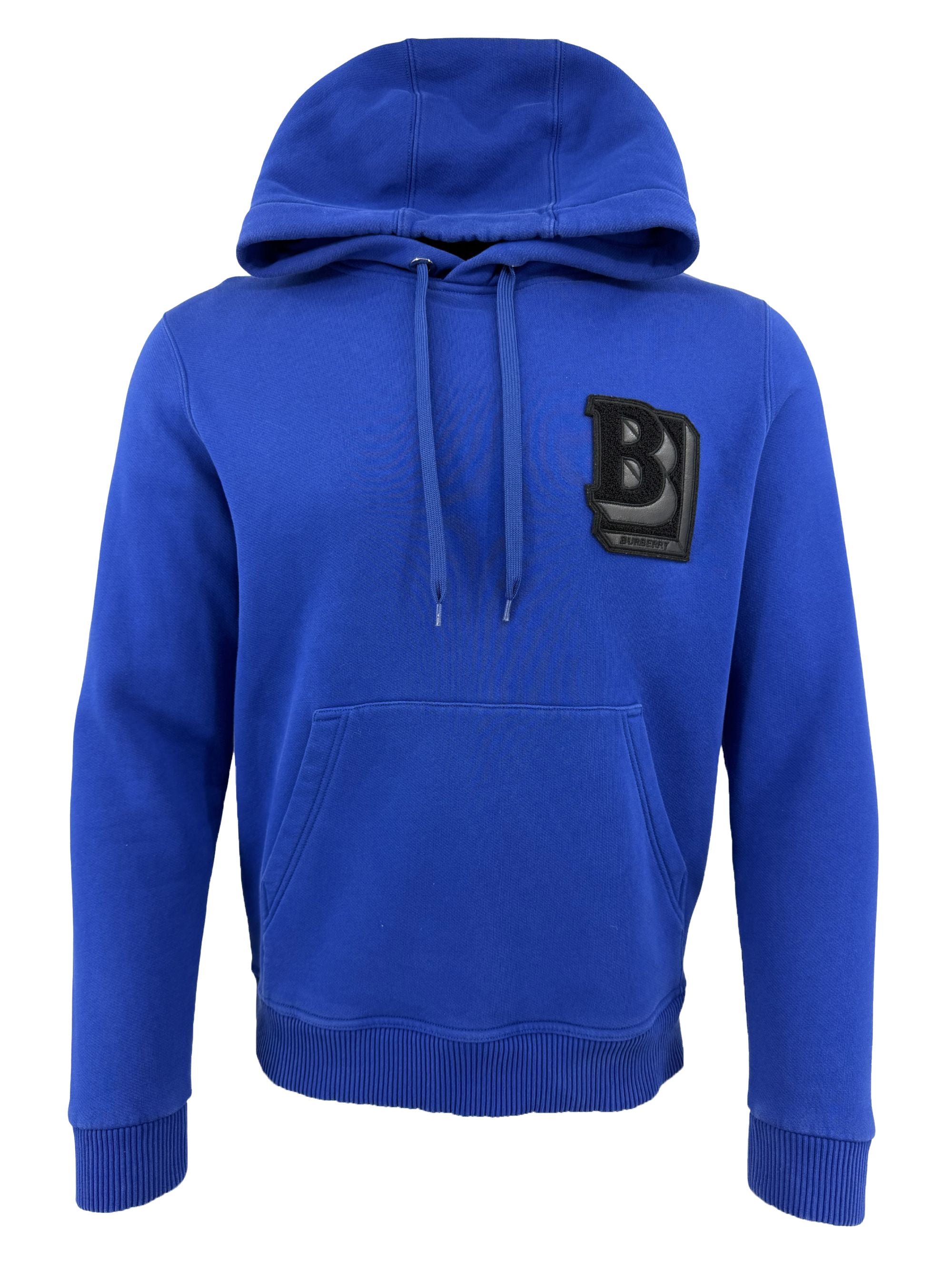 Burberry Letter Graphic Hoodie - Blue Burberry