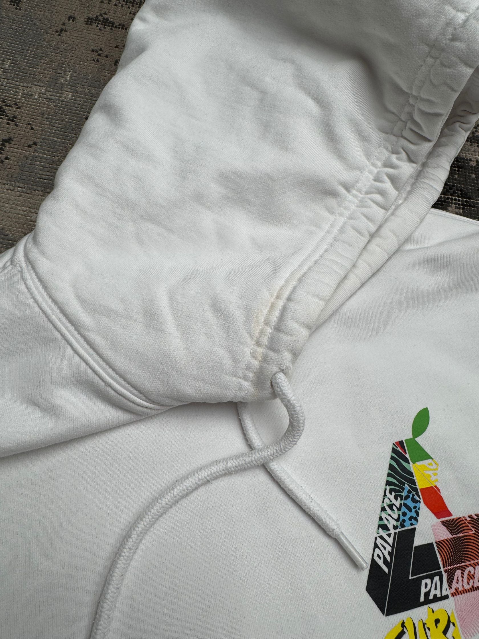 Palace Mix Up Triferg Hoodie - White Palace