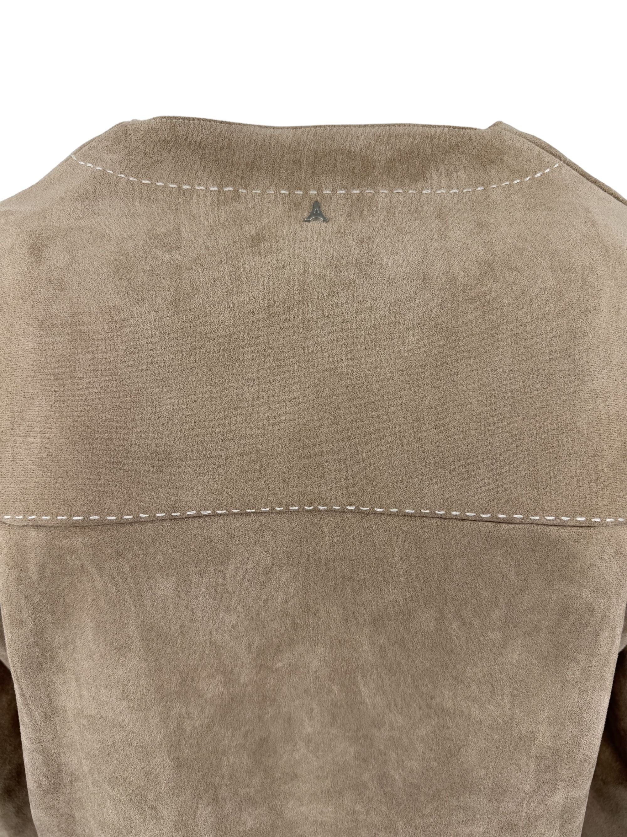 Maniere De Voir Suede Jacket - Beige (Unused) Maniere De Voir