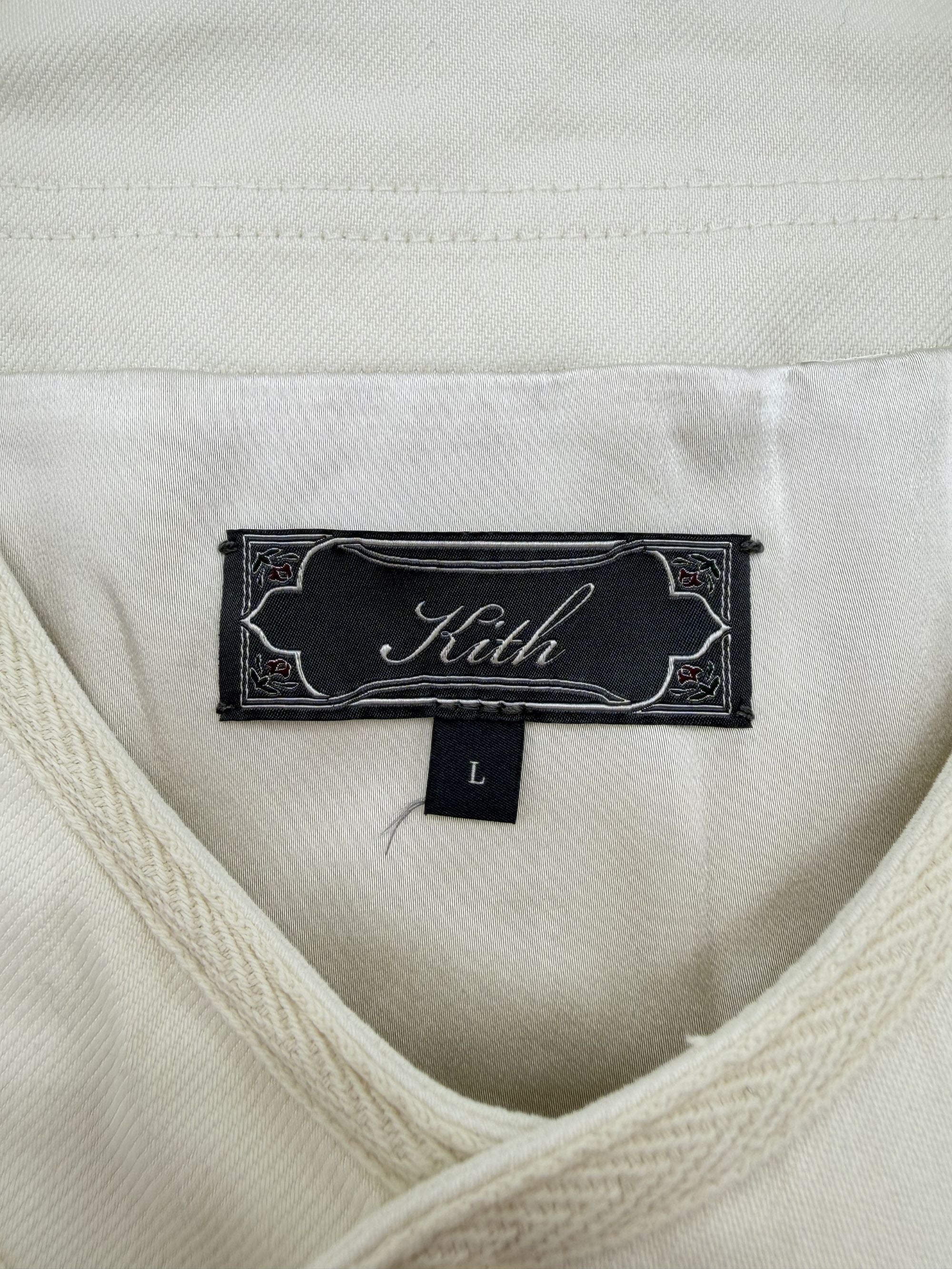 Kith Button Up Shirt - Cream KITH