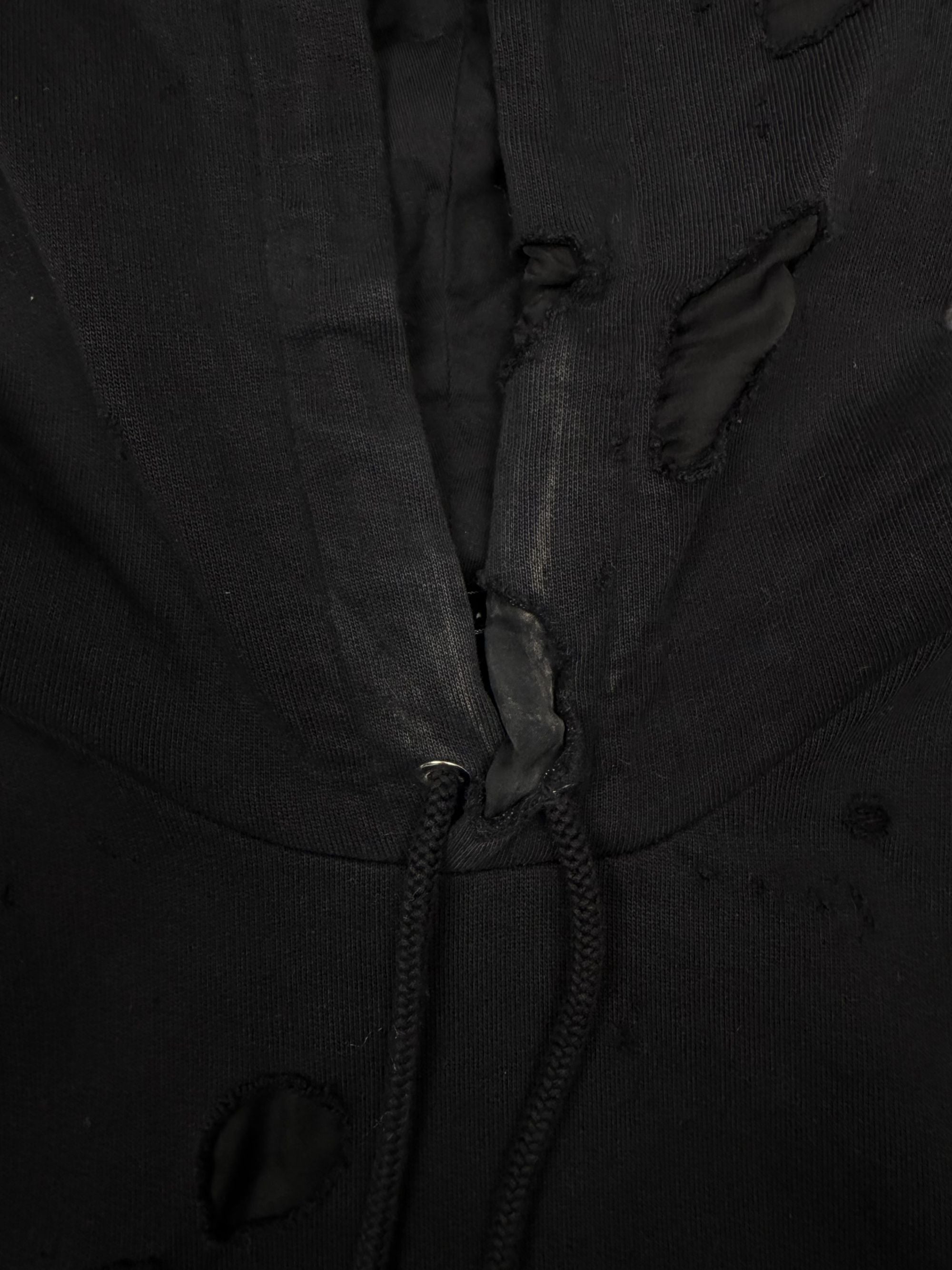 Givenchy Distressed Hoodie - Black Givenchy