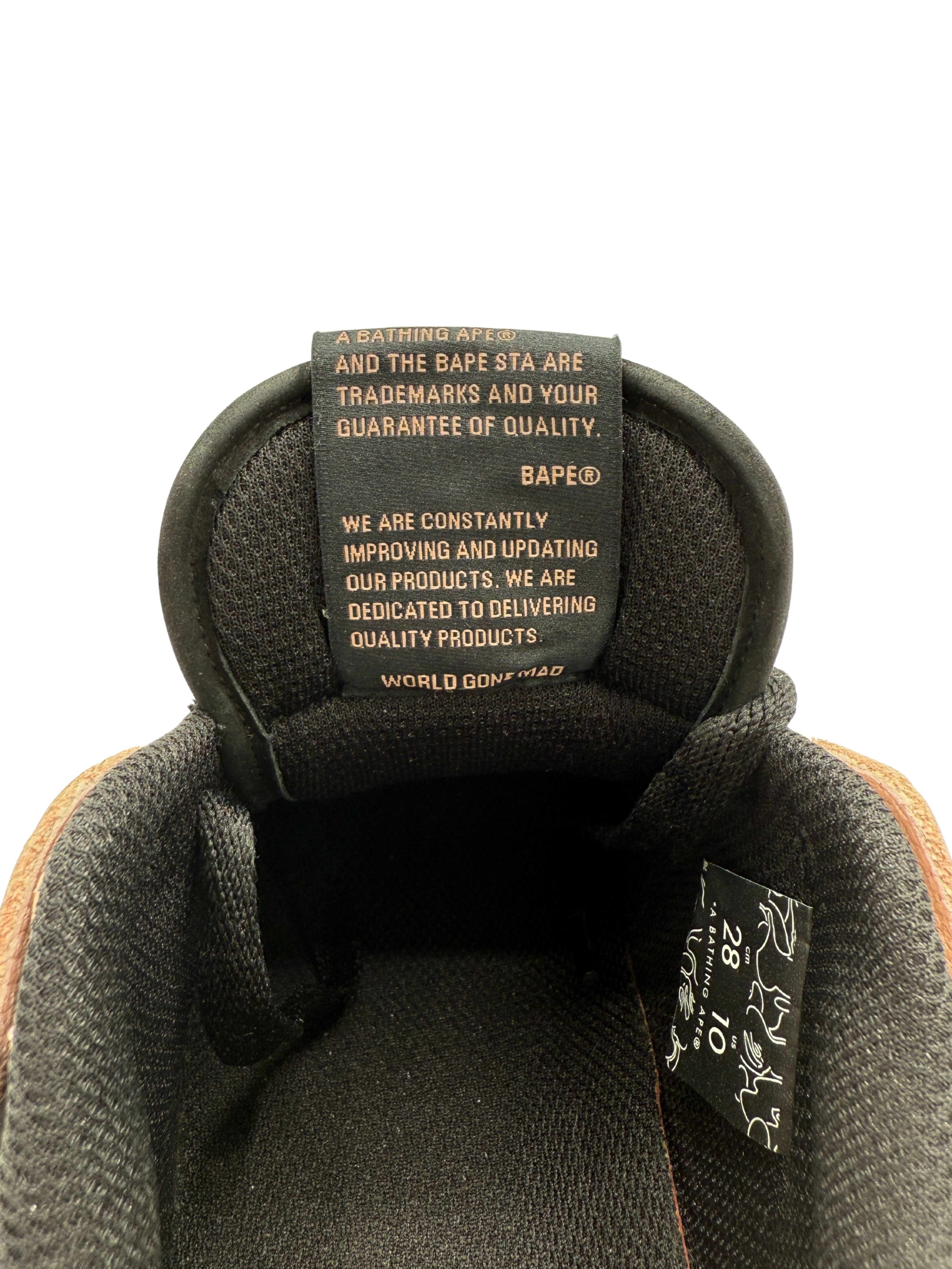 BAPE SK8 STA Trainer - Black / Pink BAPE
