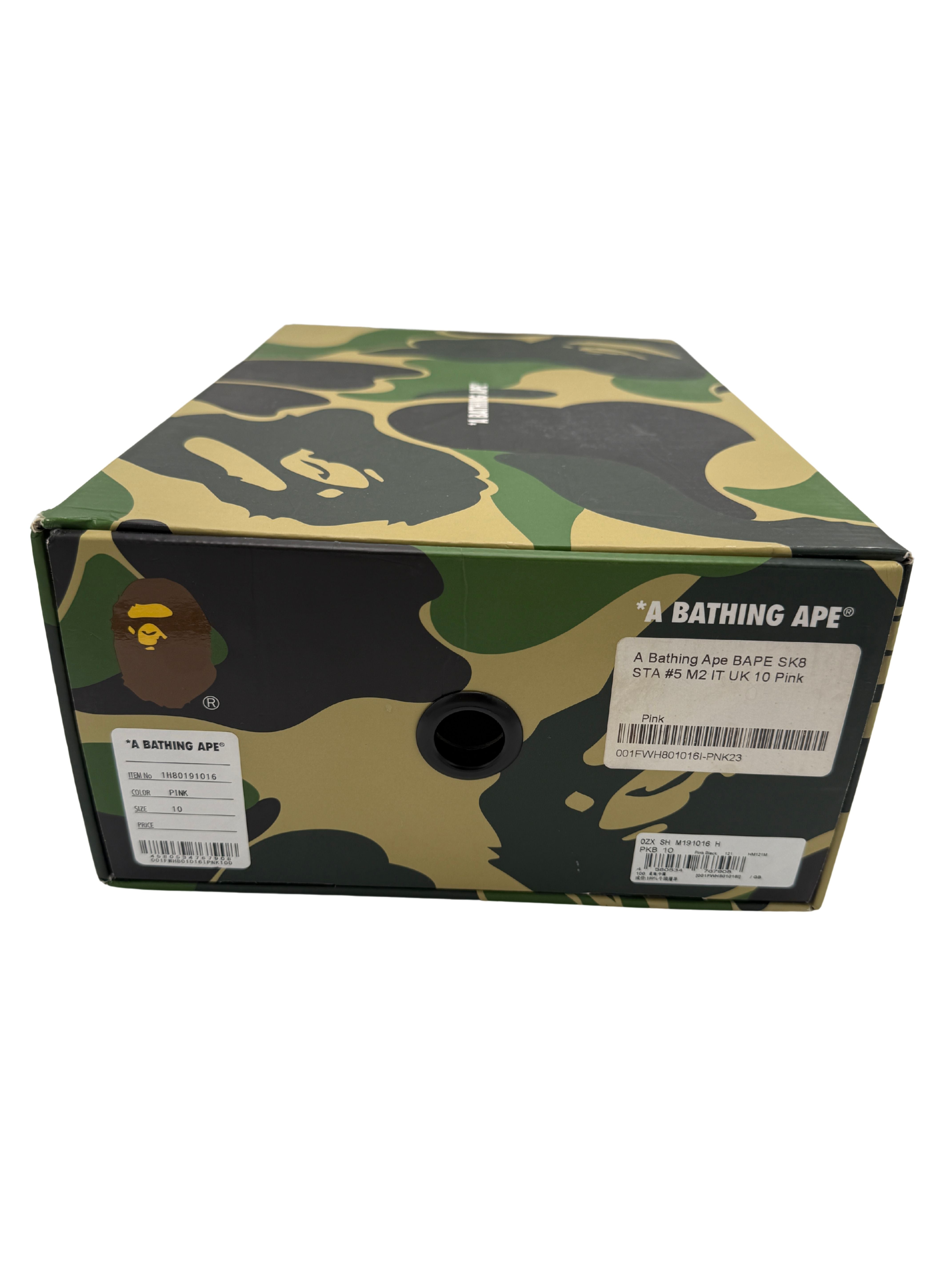 BAPE SK8 STA Trainer - Black / Pink BAPE