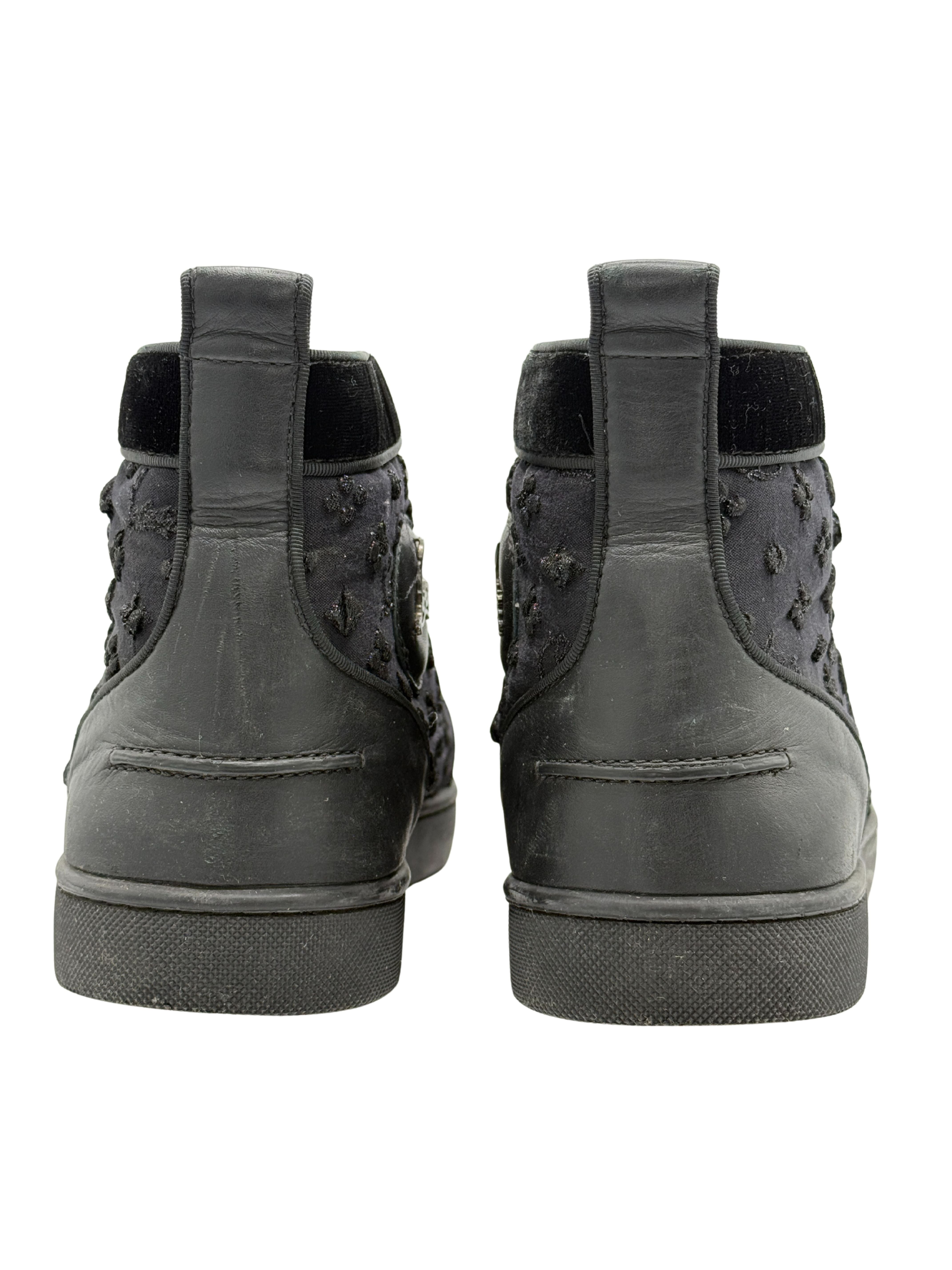 Christian Louboutin High Spikes Trainer - Black