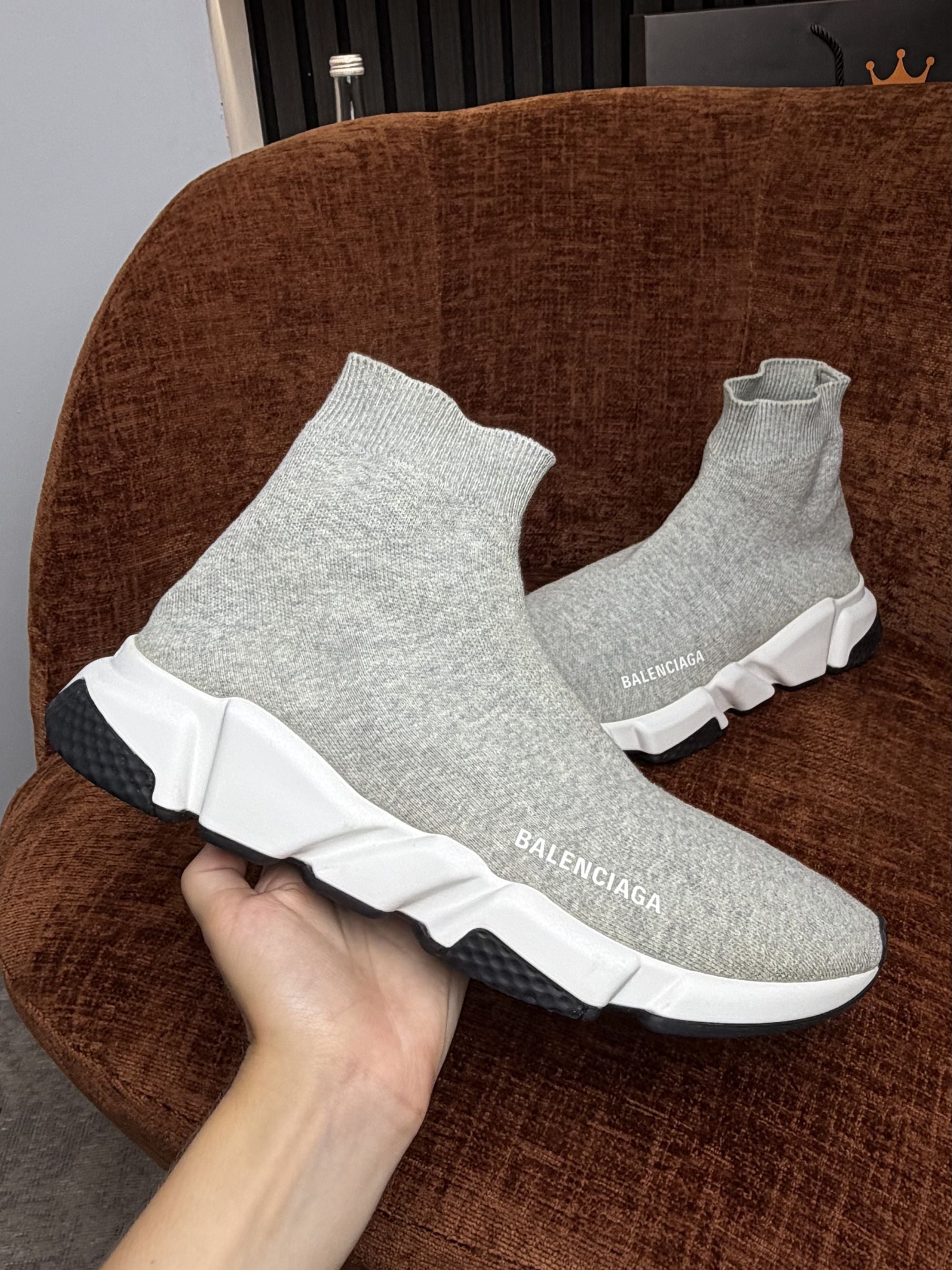 Balenciaga Speed Sock Trainers - Grey Balenciaga