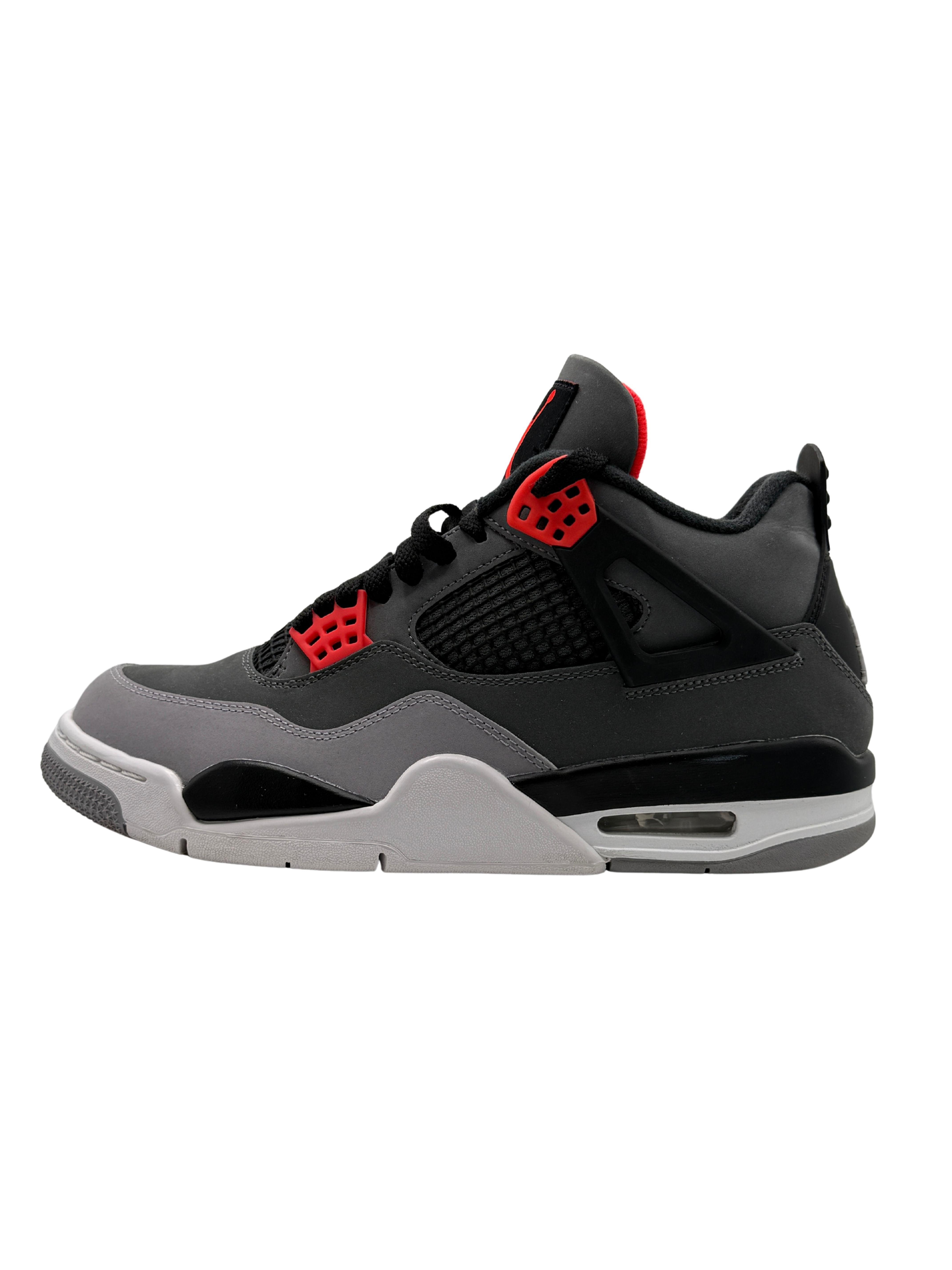 Nike Air Jordan 4 Retro Infrared Trainer - Grey
