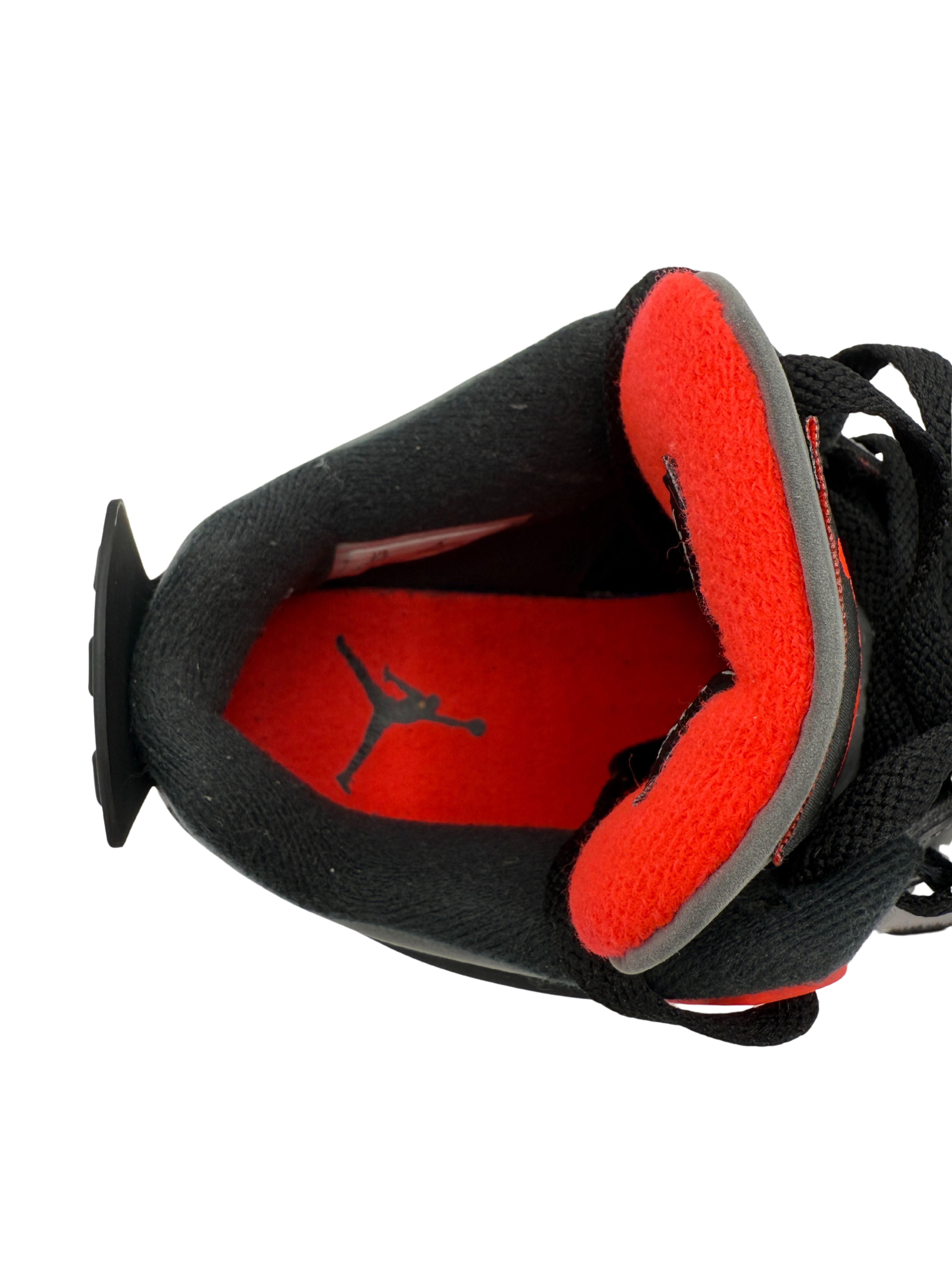 Nike Air Jordan 4 Retro Infrared Trainer - Grey