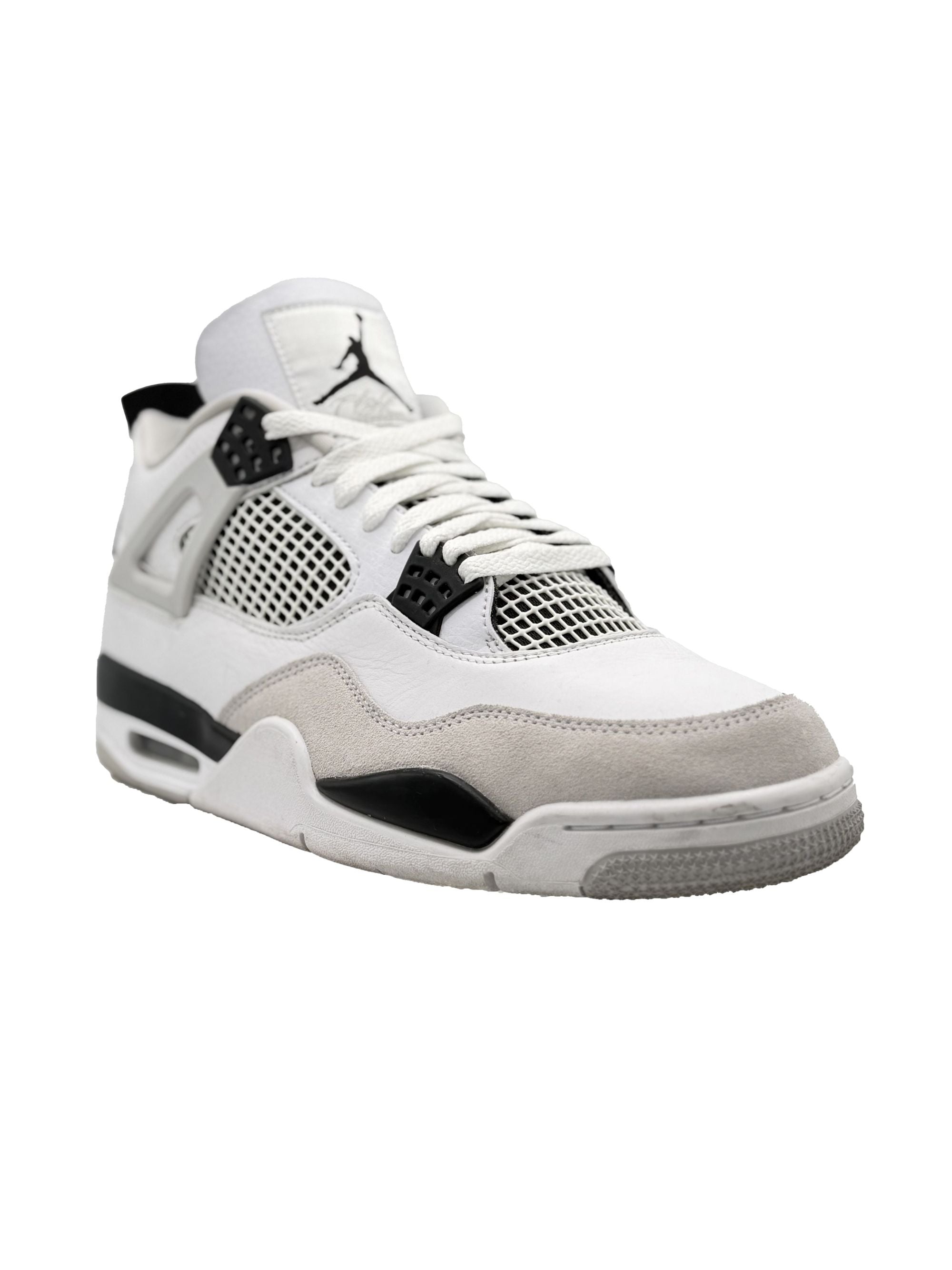 Air Jordan 4 Retro Trainers - Military Black Nike
