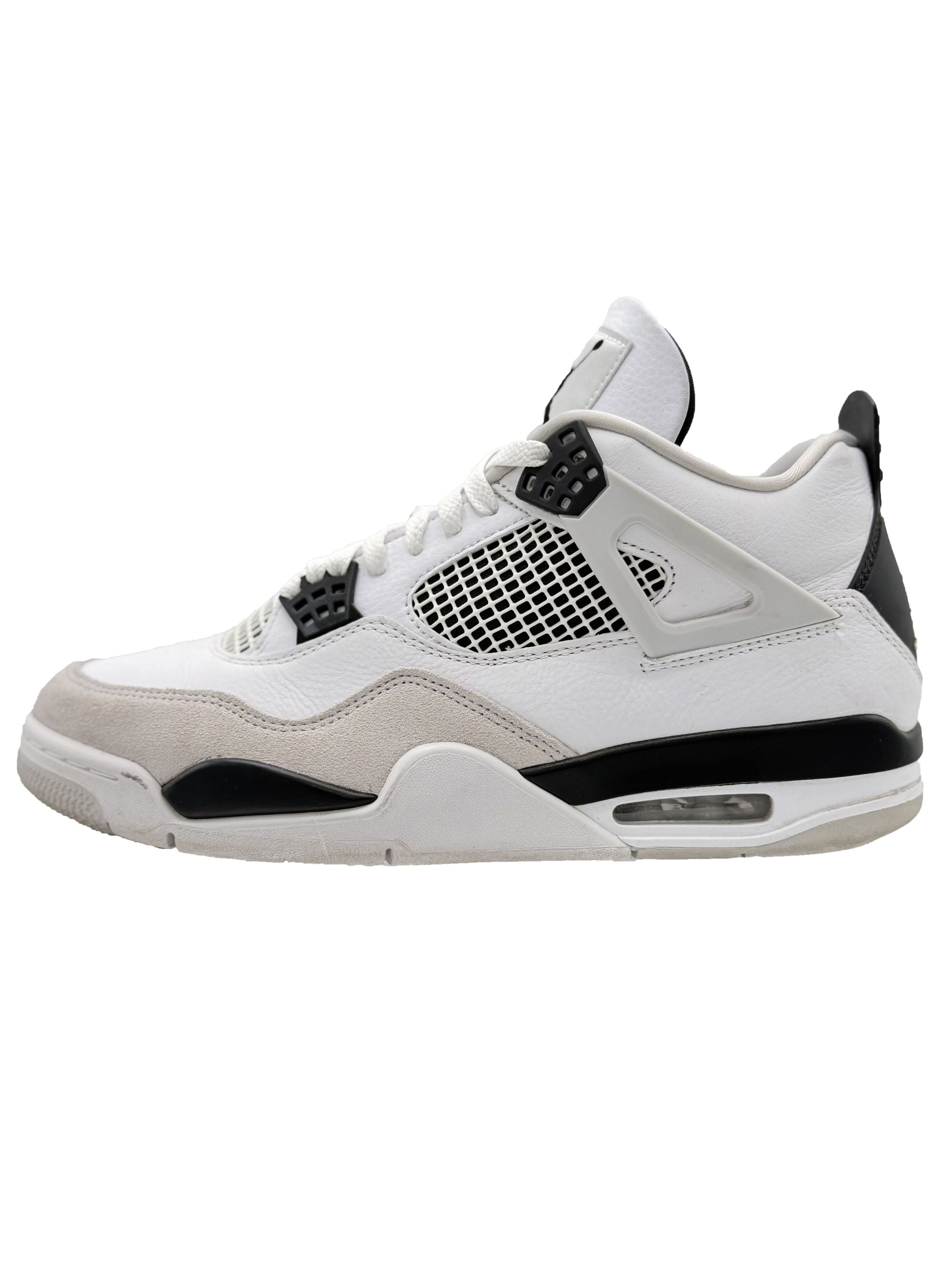Air Jordan 4 Retro Trainers - Military Black Nike