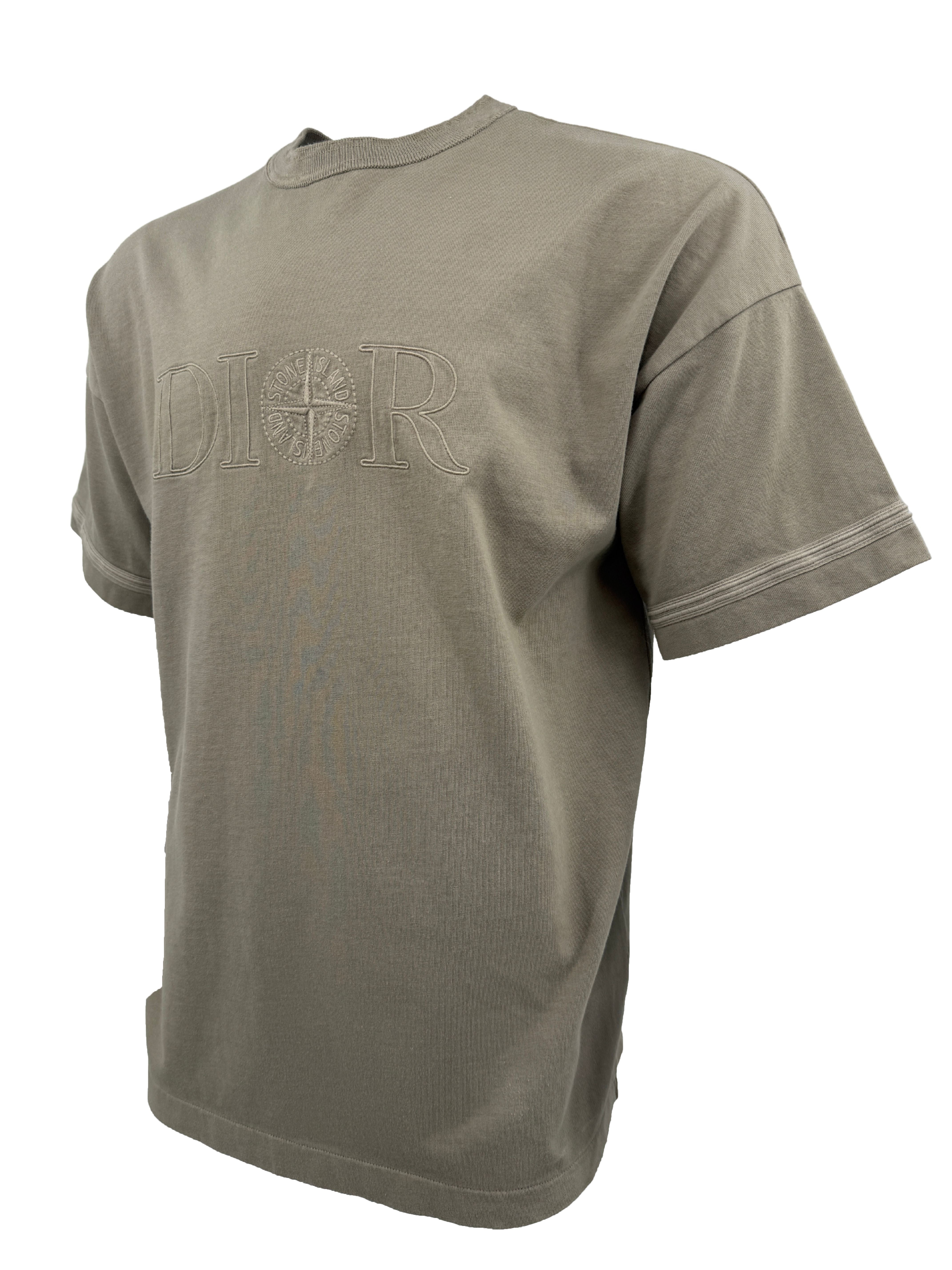Dior X Stone Island T-Shirt (Unused) - Khaki Dior