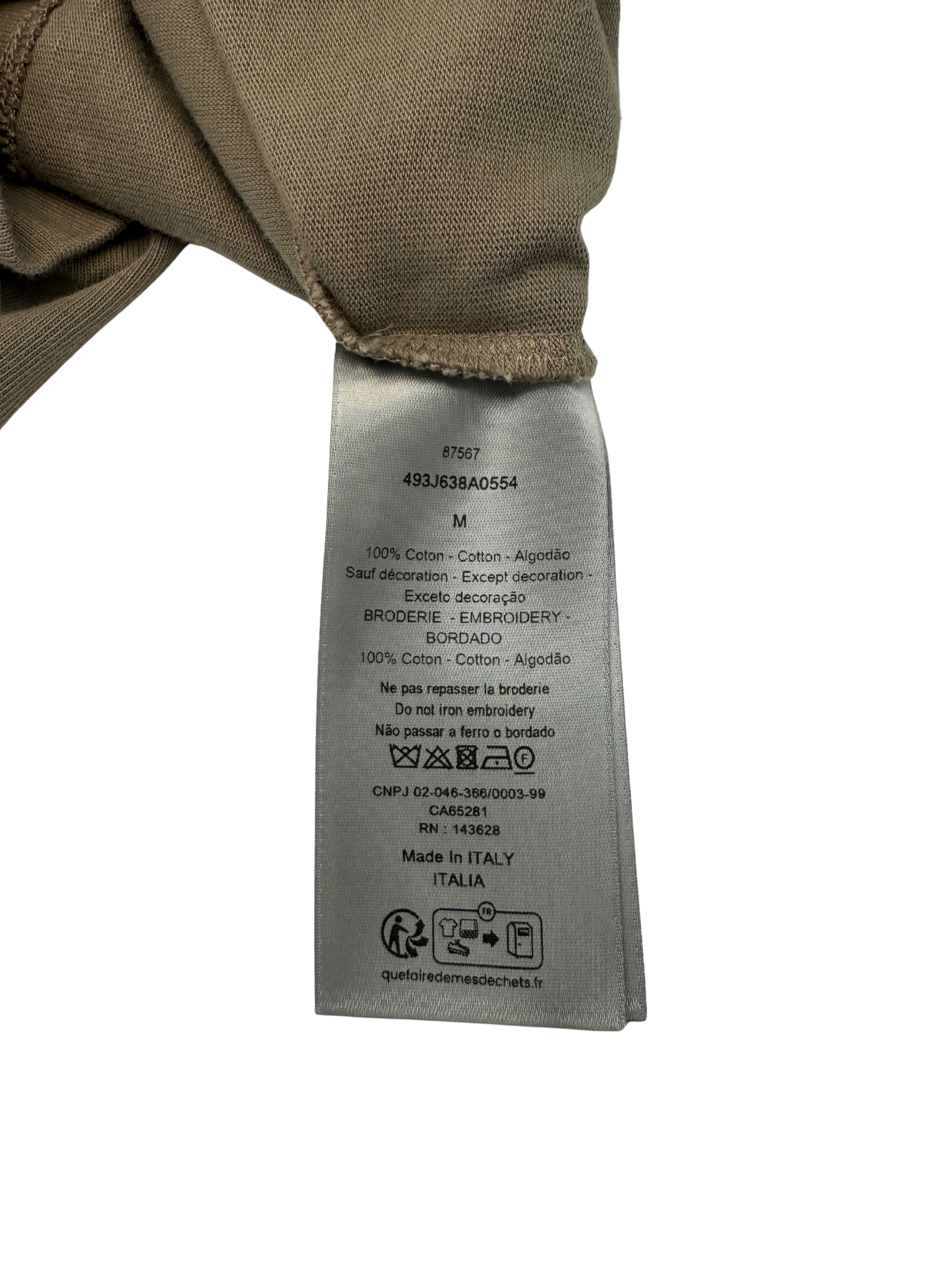 Dior X Stone Island T-Shirt (Unused) - Khaki Dior