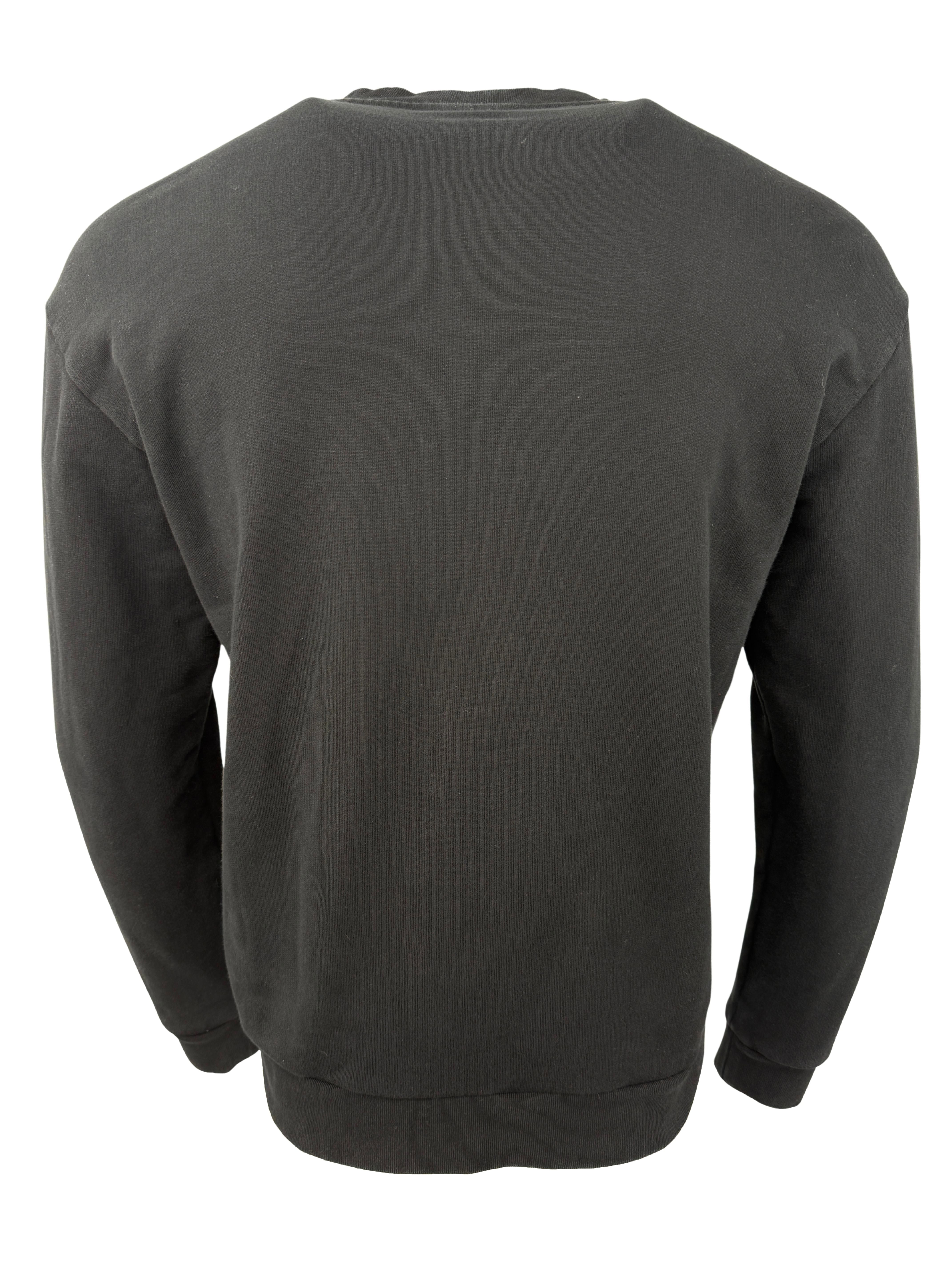 Louis Vuitton Embellished Signature Patch Sweatshirt - Black