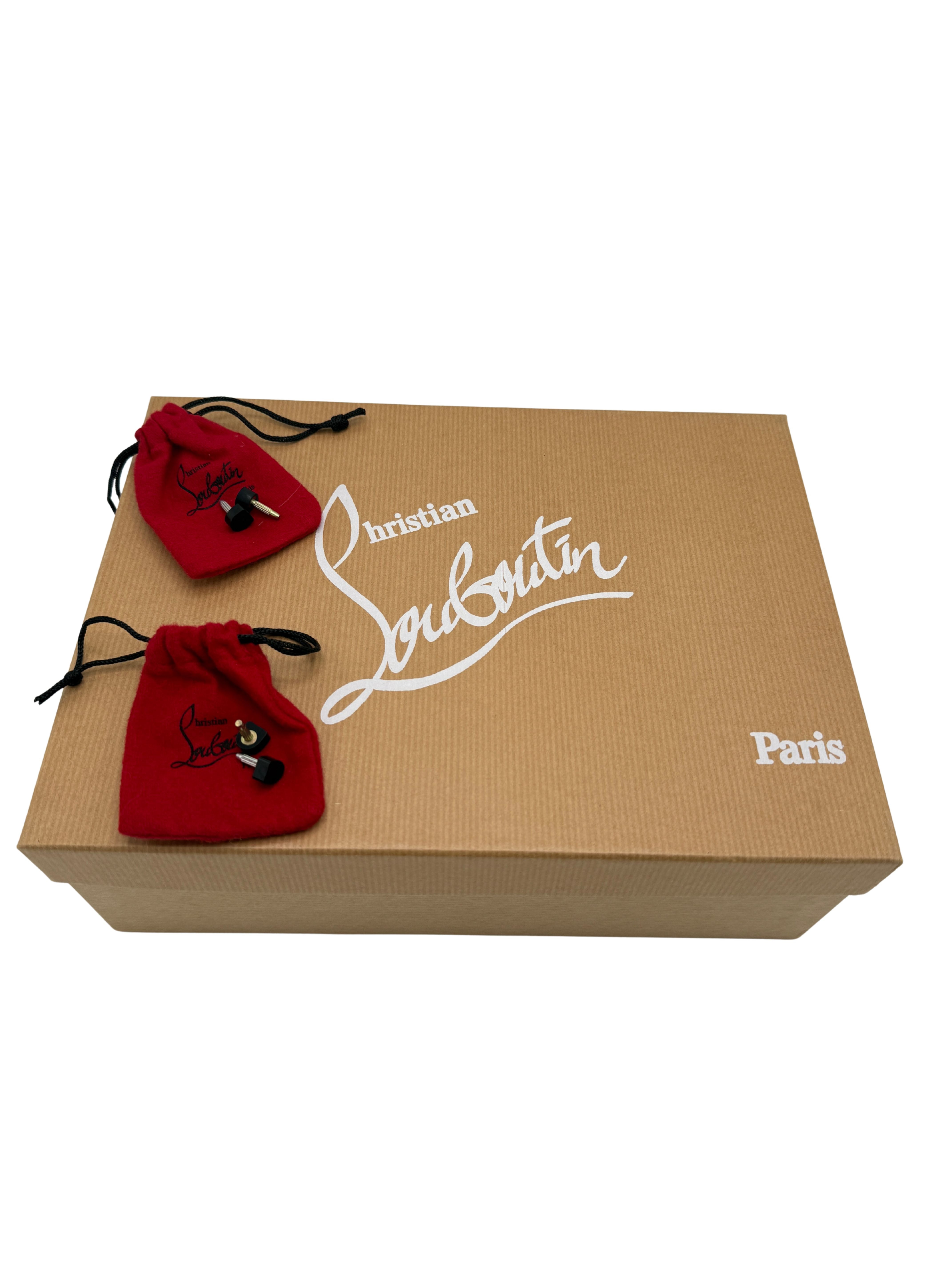 Christian Louboutin Lady Gres Peep Toe Pump - Black (Unused)