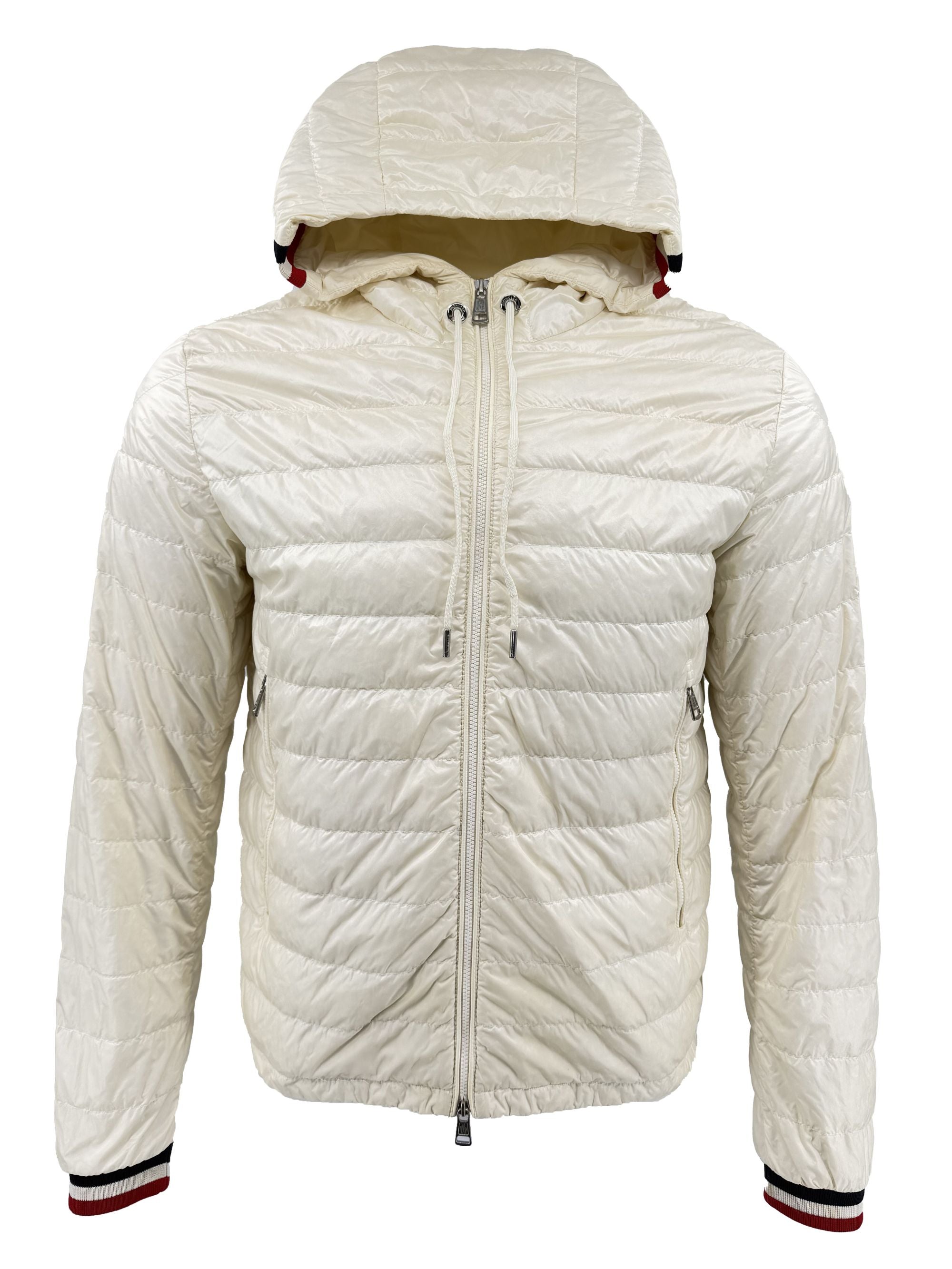 Moncler Giroux Hooded Down Jacket - Cream Moncler