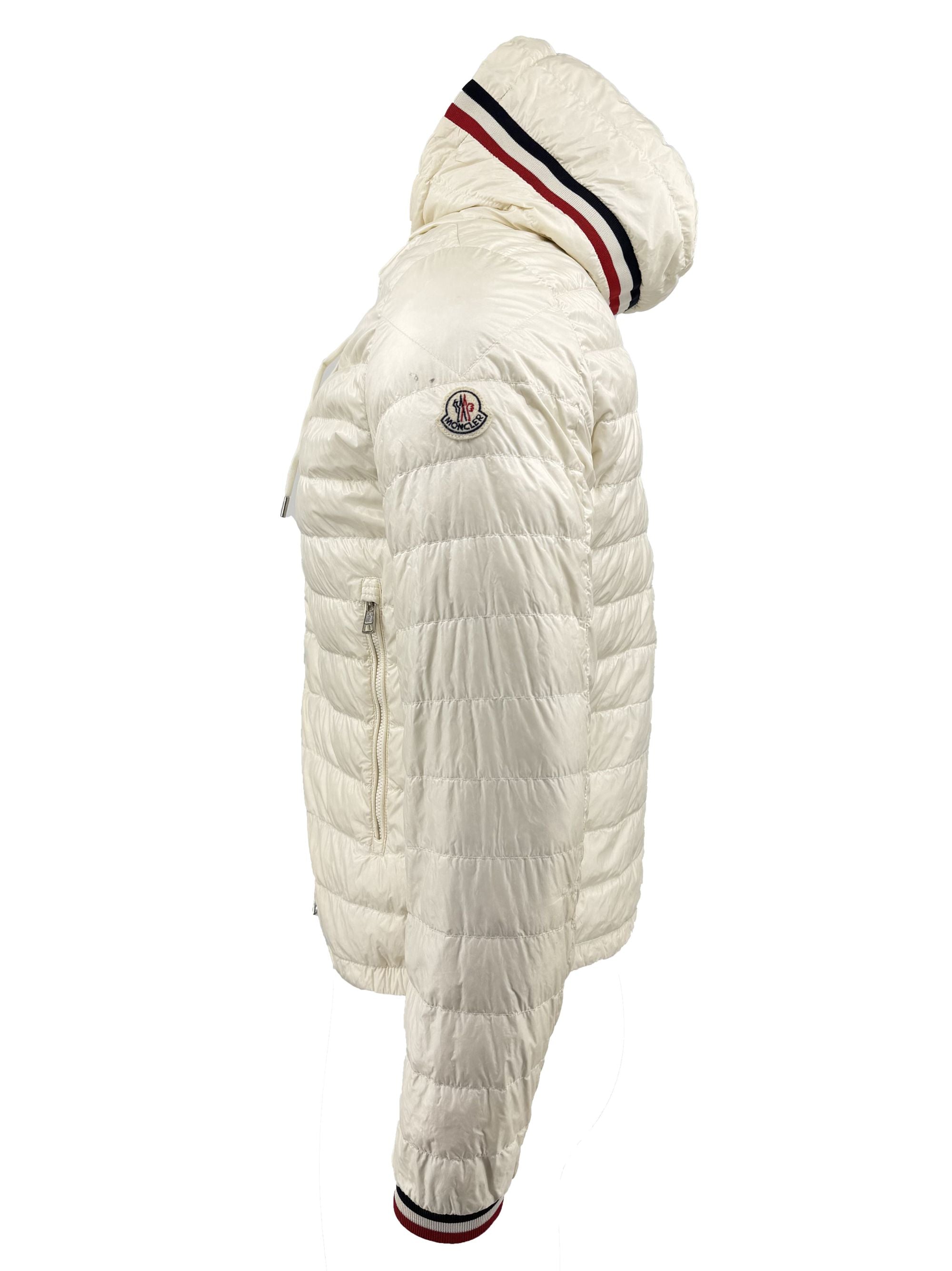 Moncler Giroux Hooded Down Jacket - Cream Moncler