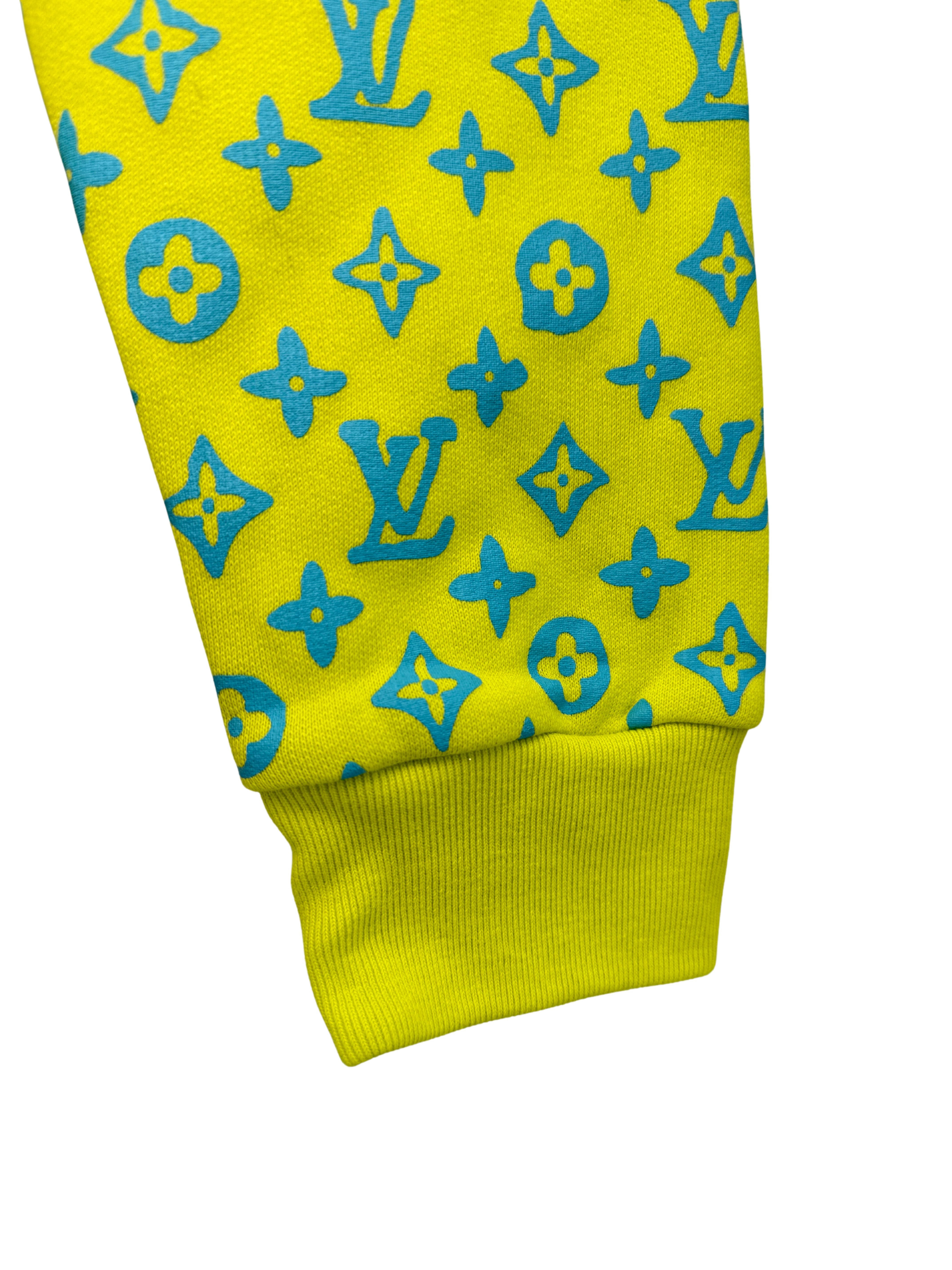 Louis Vuitton Monogram Sweatshirt - Lime Green