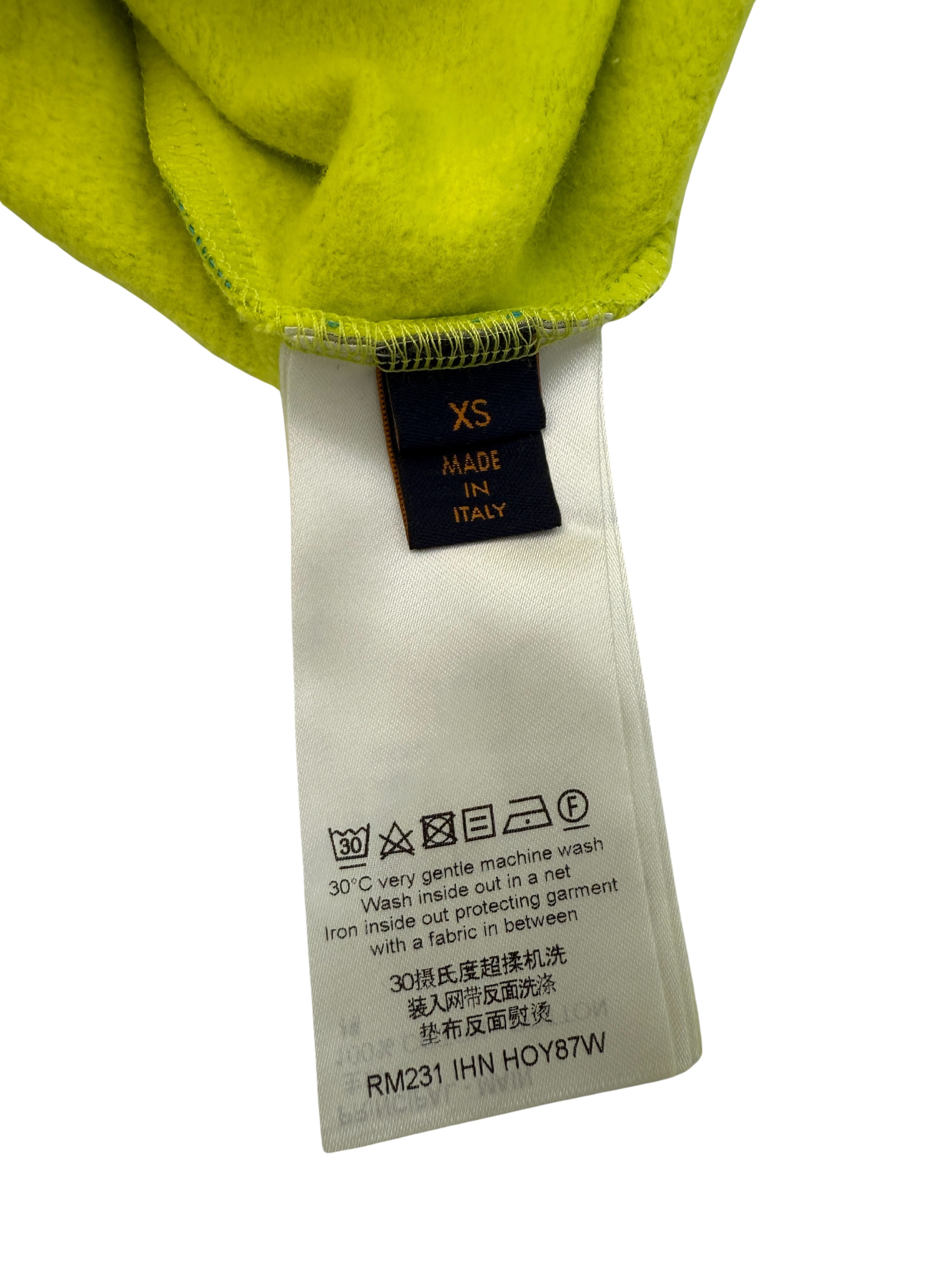 Louis Vuitton Monogram Sweatshirt - Lime Green