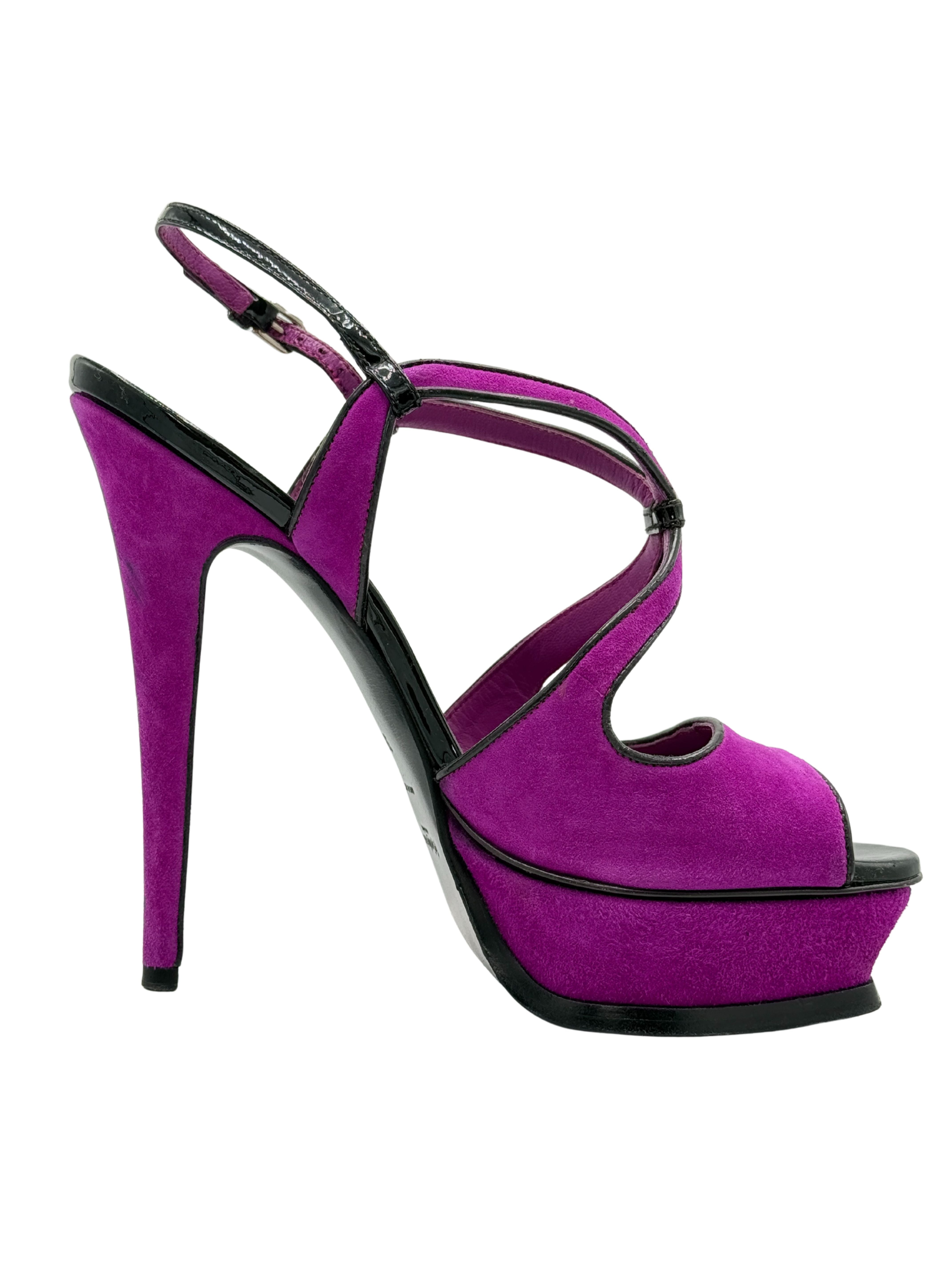 Yves Saint Laurent Tribute Sandals - Purple