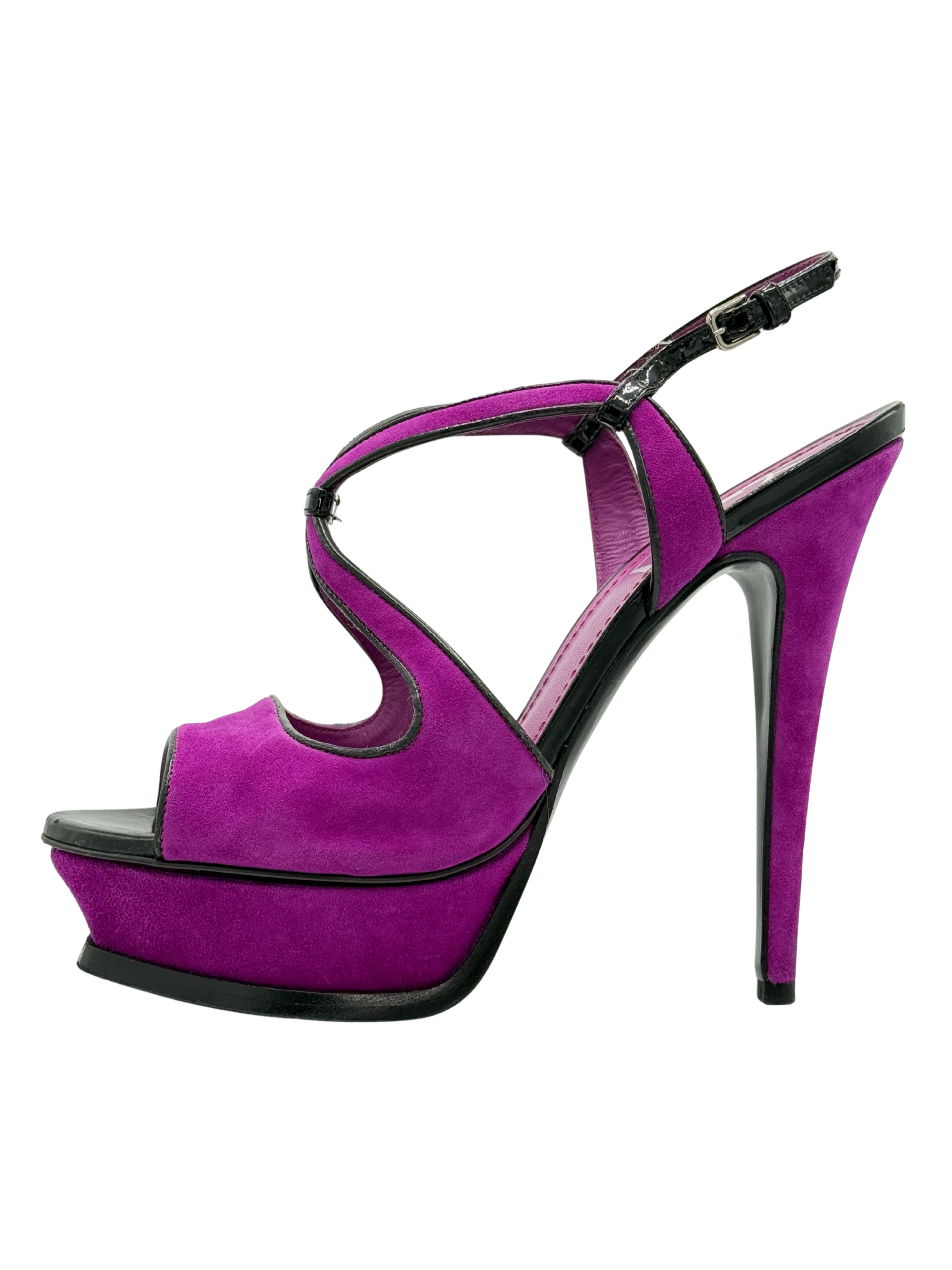 Yves Saint Laurent Tribute Sandals - Purple
