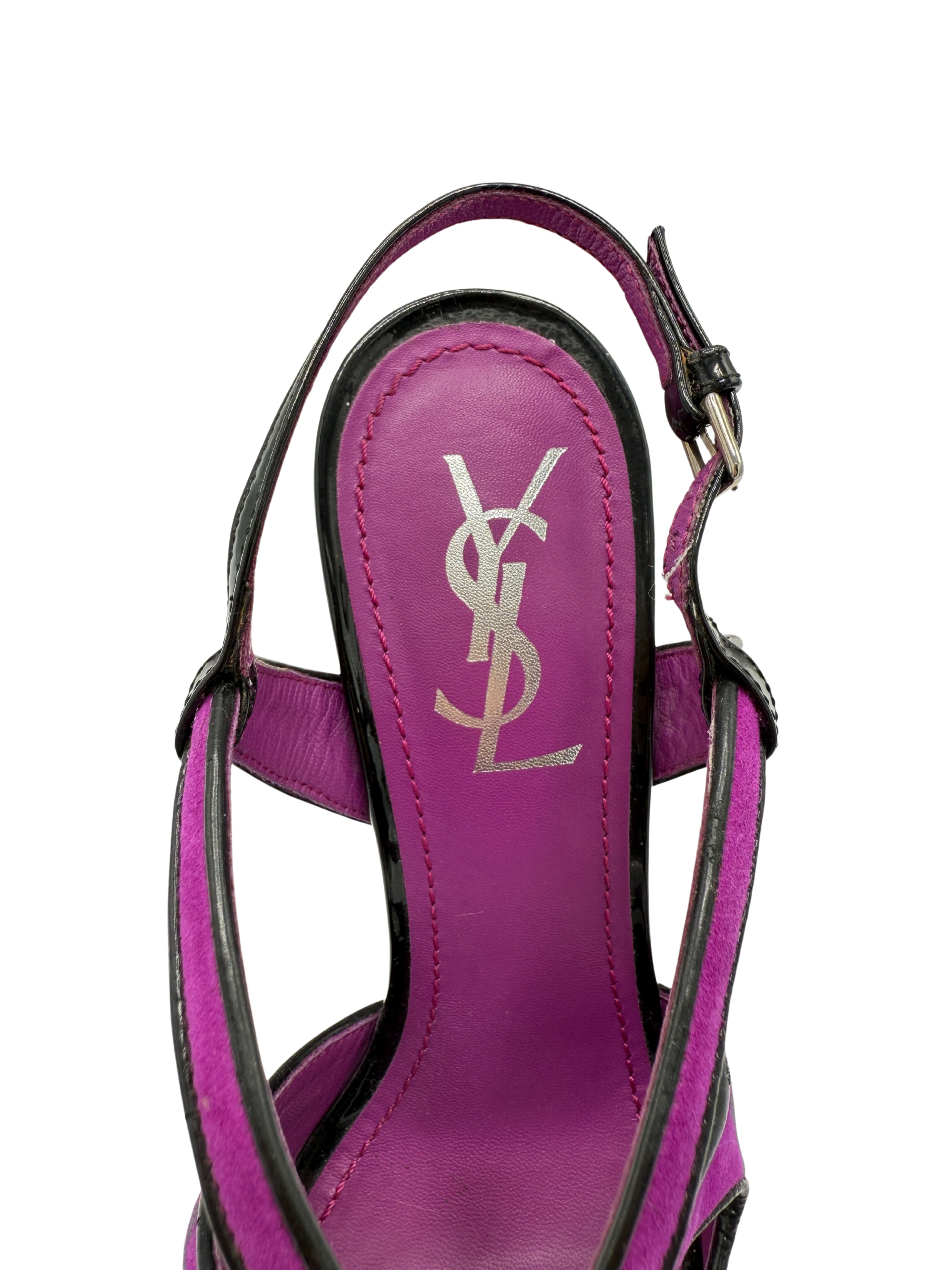 Yves Saint Laurent Tribute Sandals - Purple