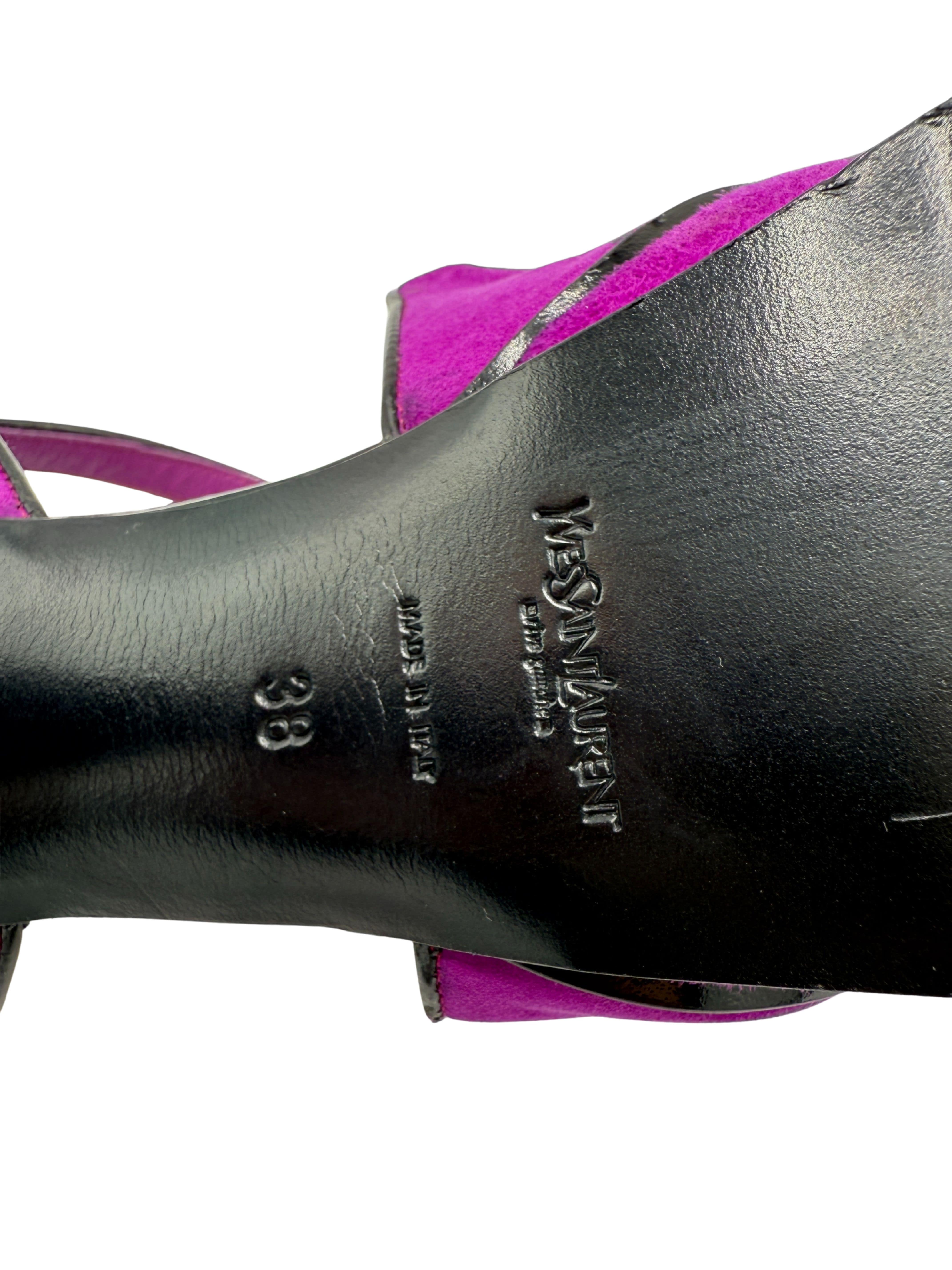 Yves Saint Laurent Tribute Sandals - Purple