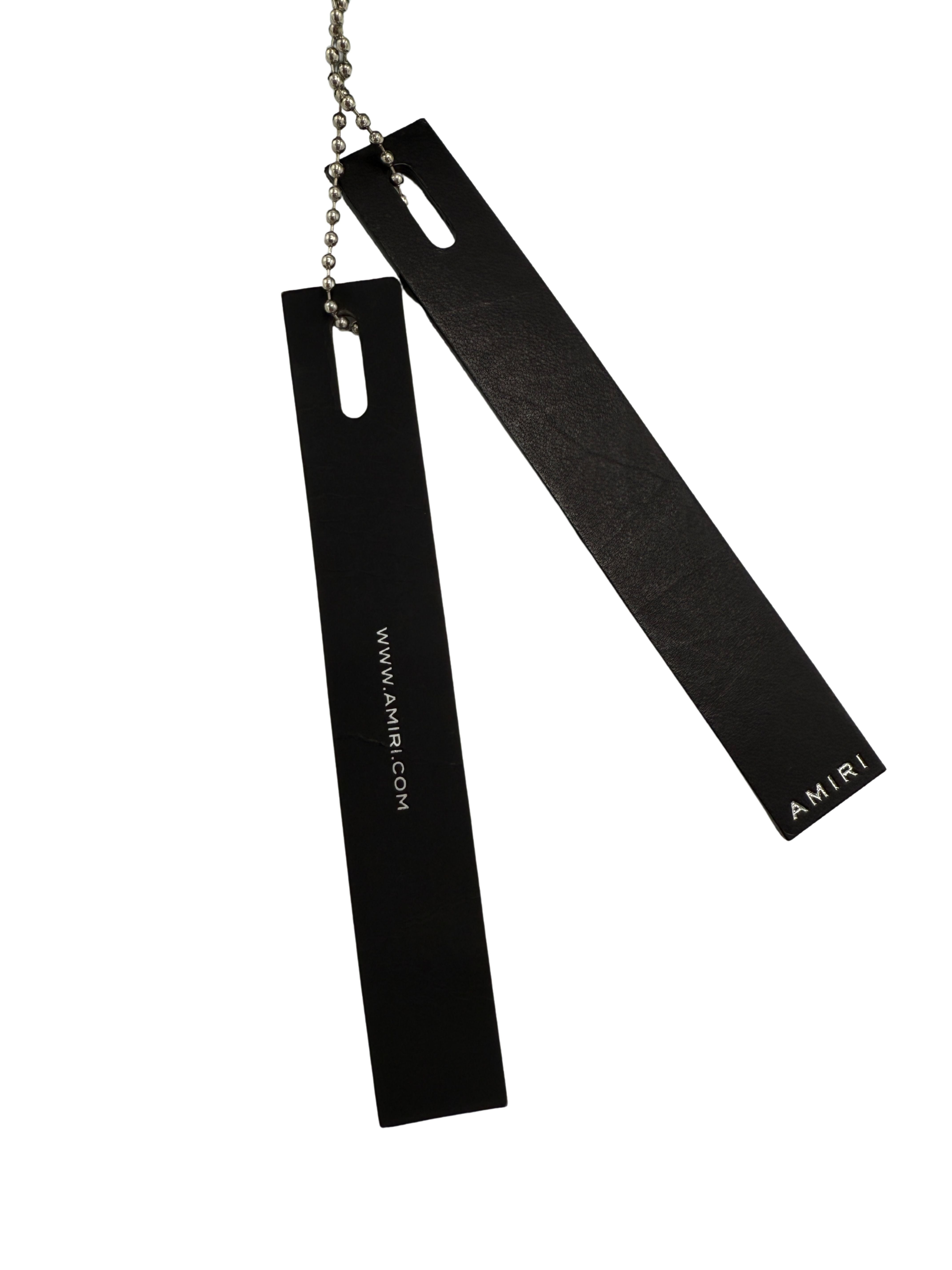 Amiri Watercolour Half Track Jeans - Black Amiri