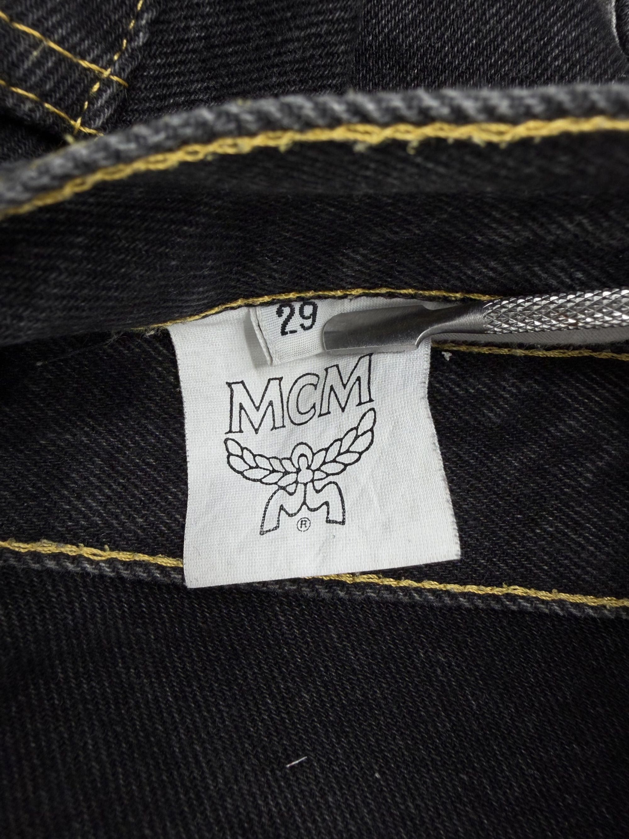 MCM Diamanté Mom Jeans - Black MCM