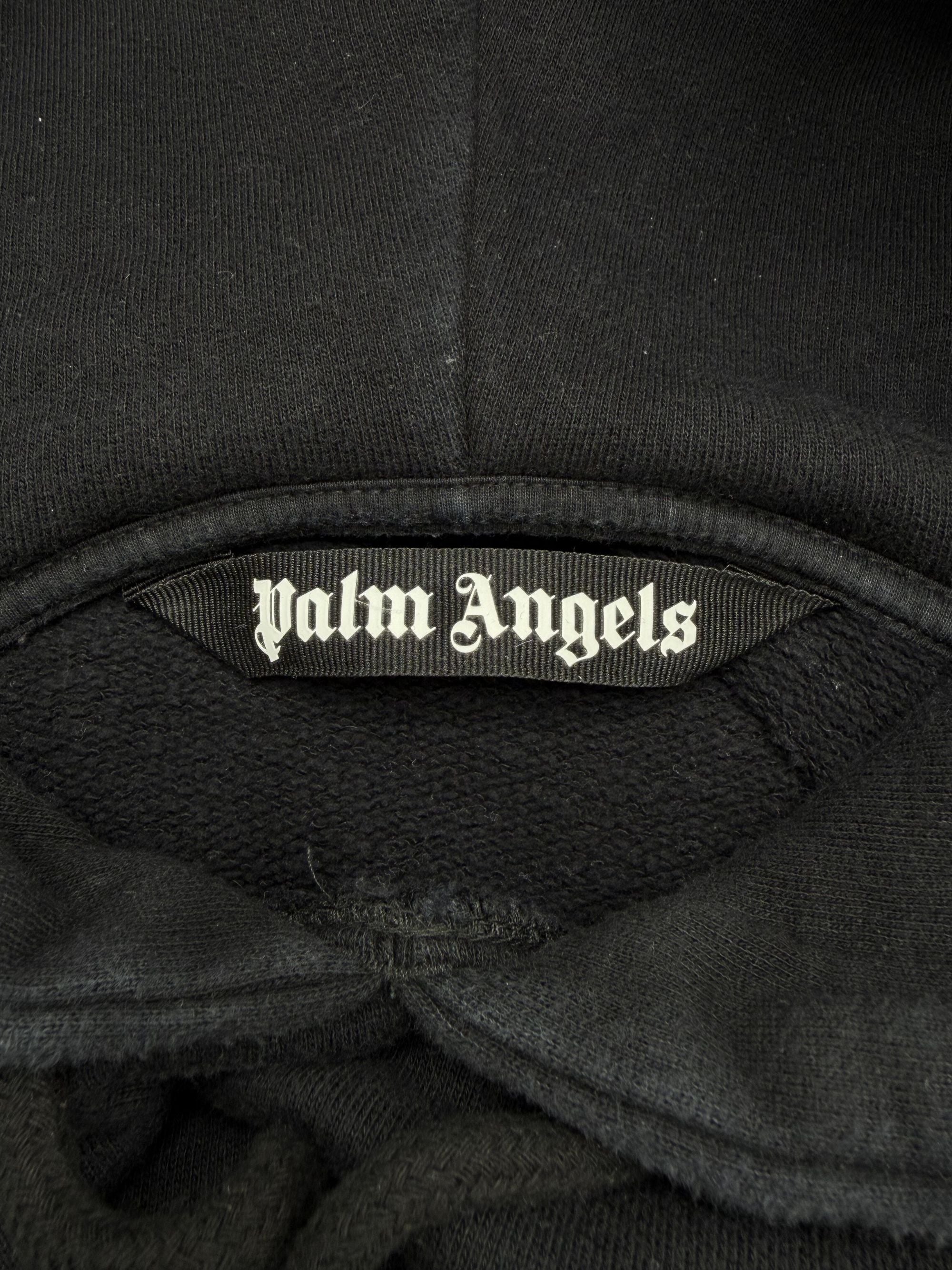 Palm Angels Spray London Hoodie - Black Palm Angels