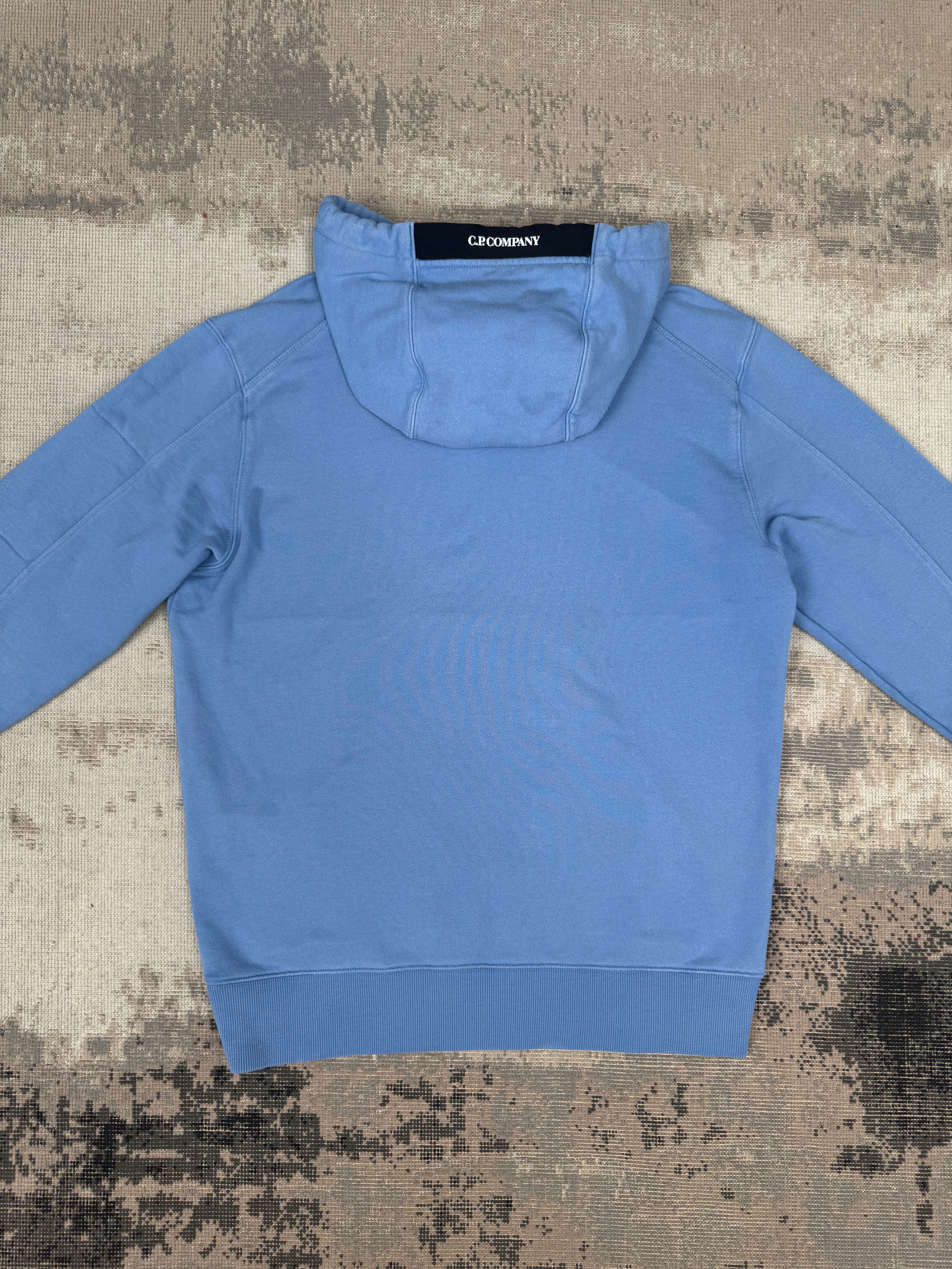 C.P. Company Goggle Hoodie - Blue C.P. Company