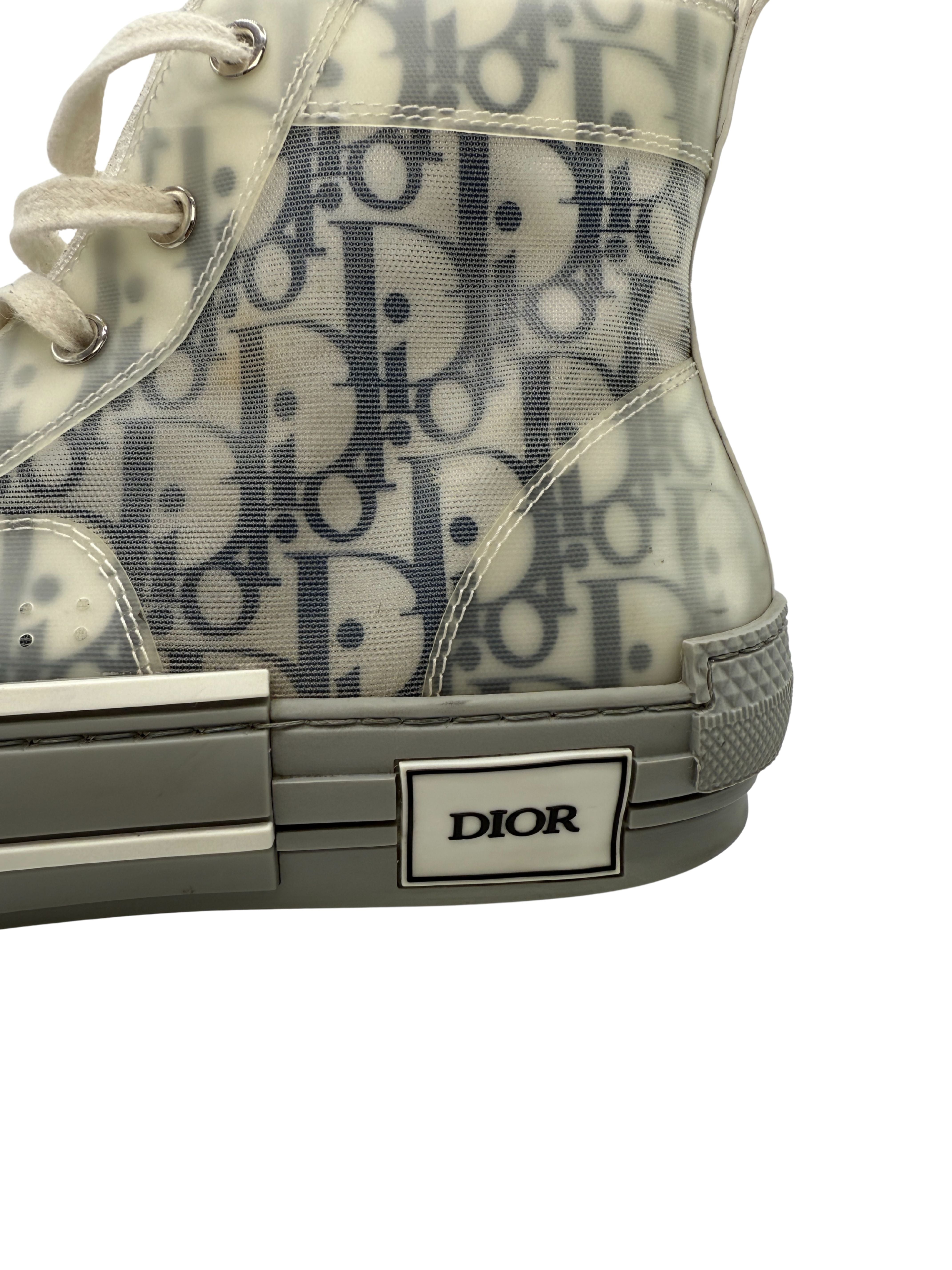Dior B23 High Dior Oblique - Blue Grey