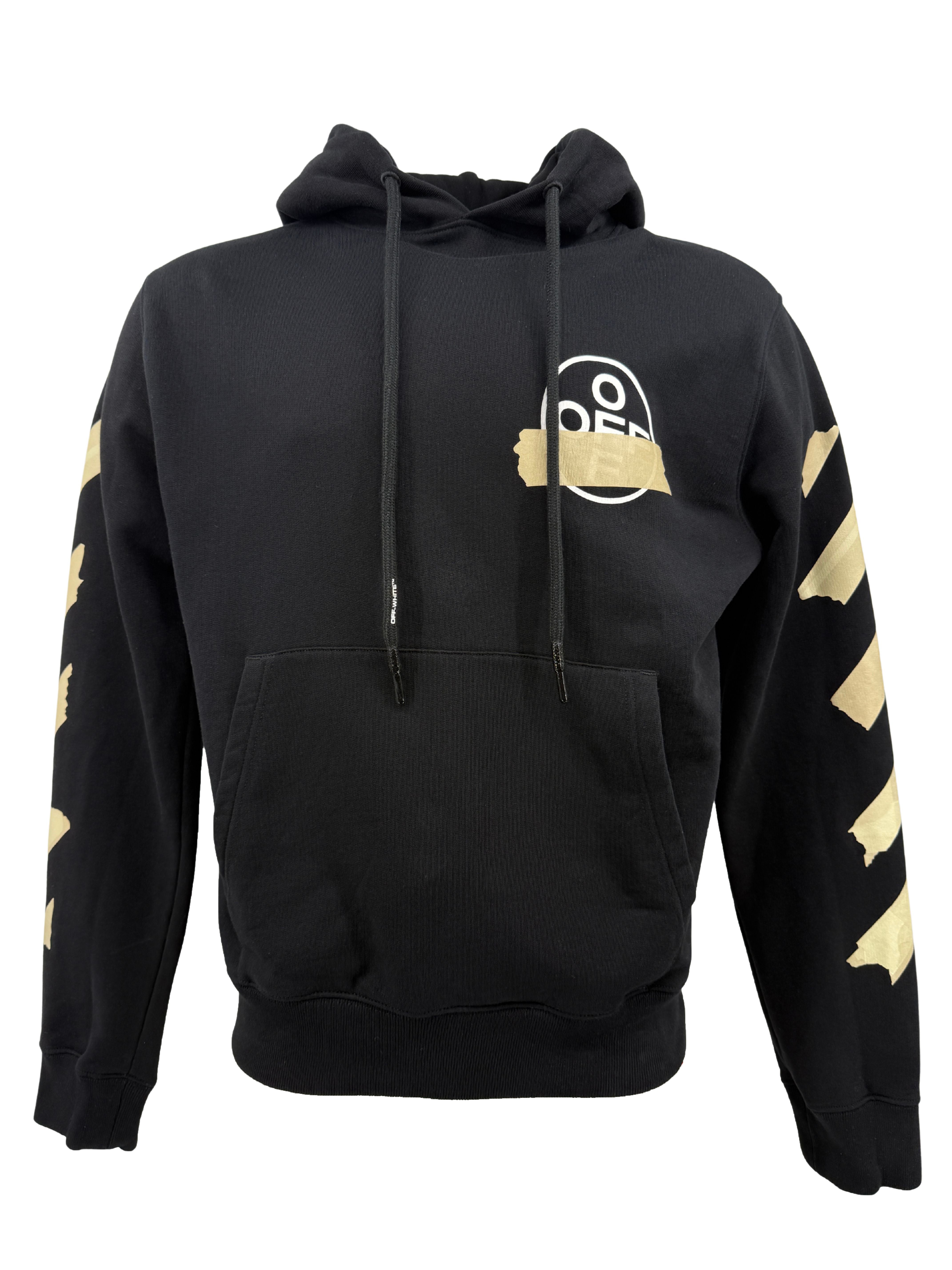 Off-White Tape Arrows Hoodie - Black Off-White