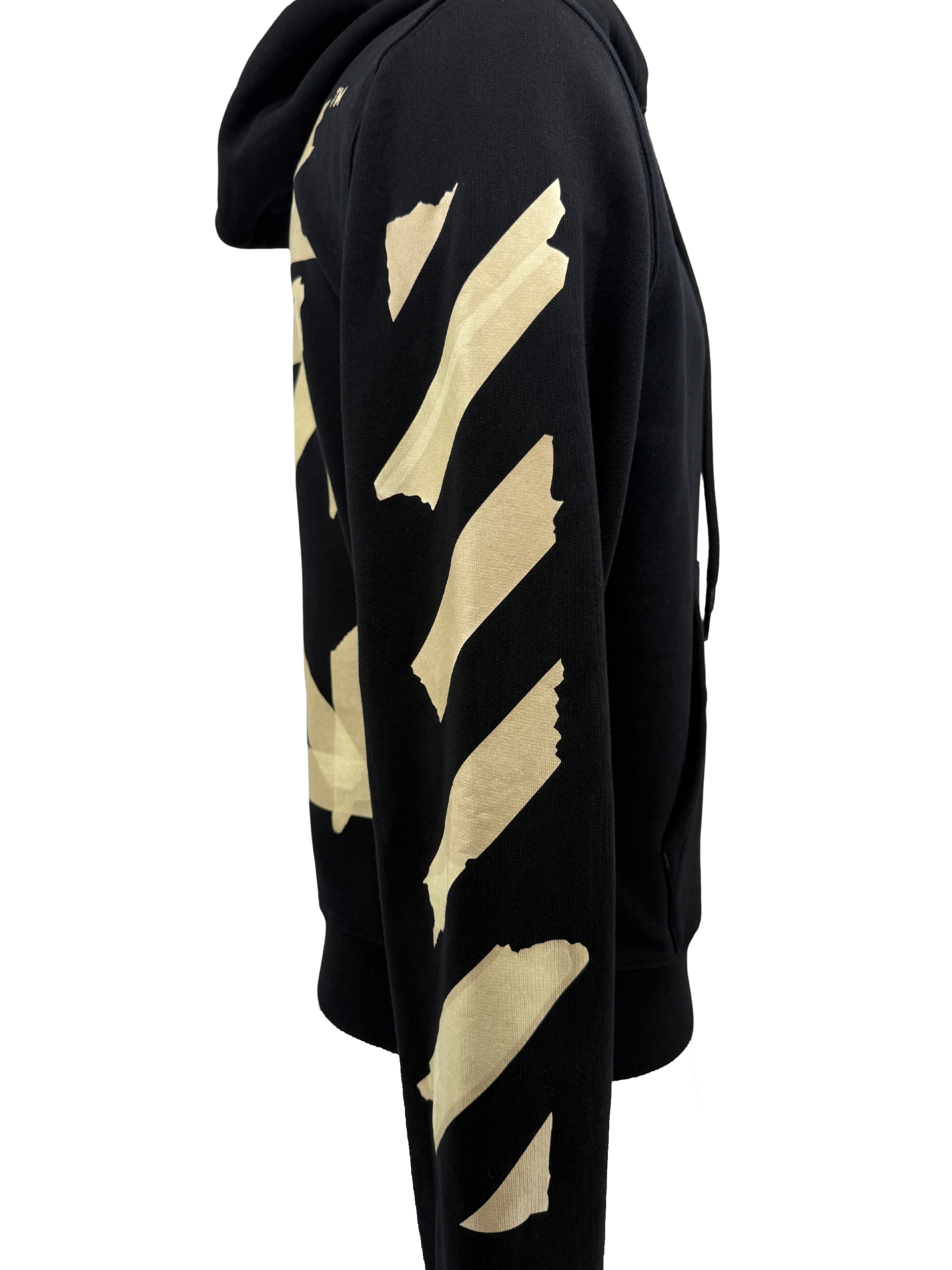 Off-White Tape Arrows Hoodie - Black Off-White