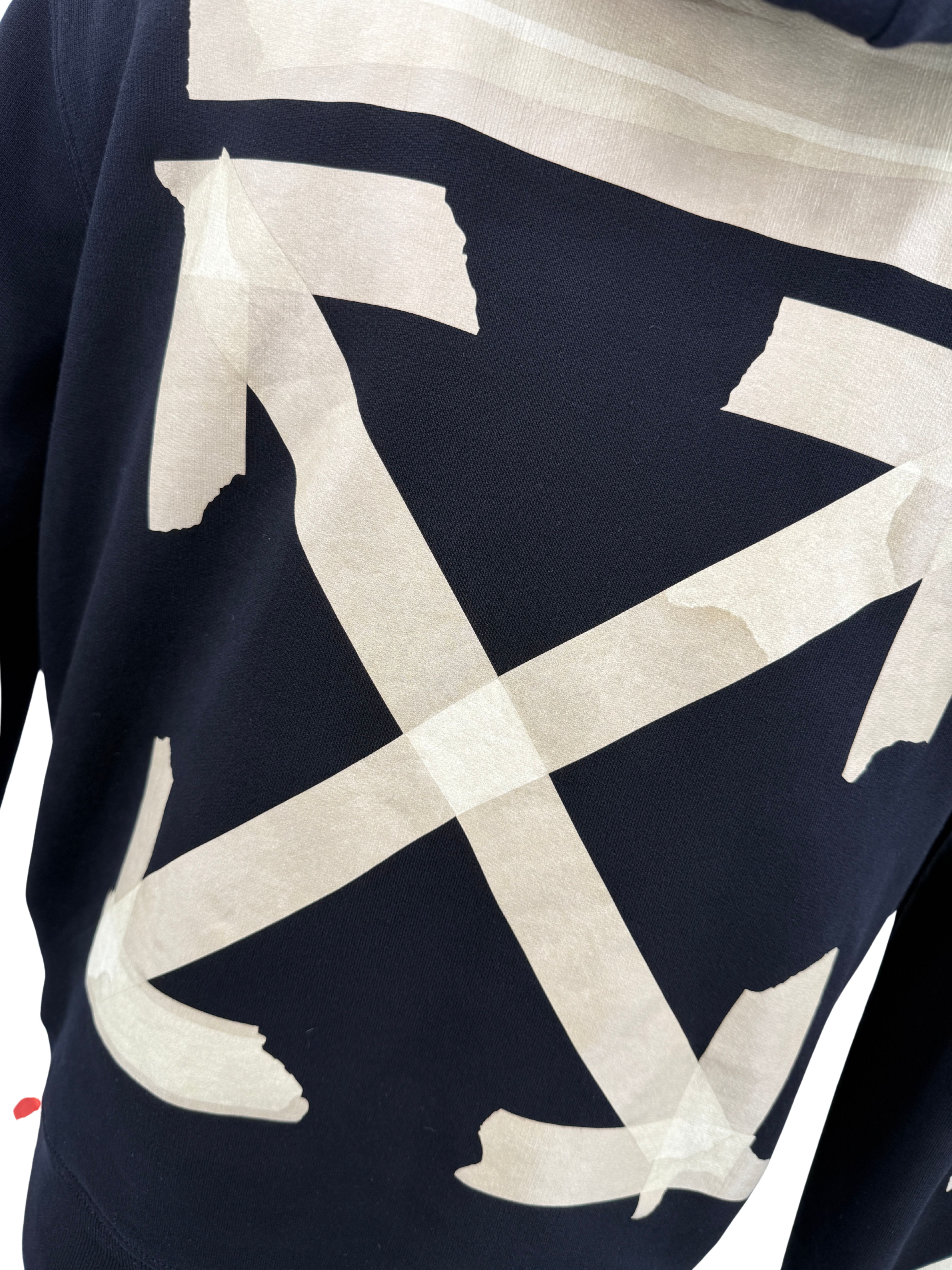 Off-White Tape Arrows Hoodie - Black Off-White