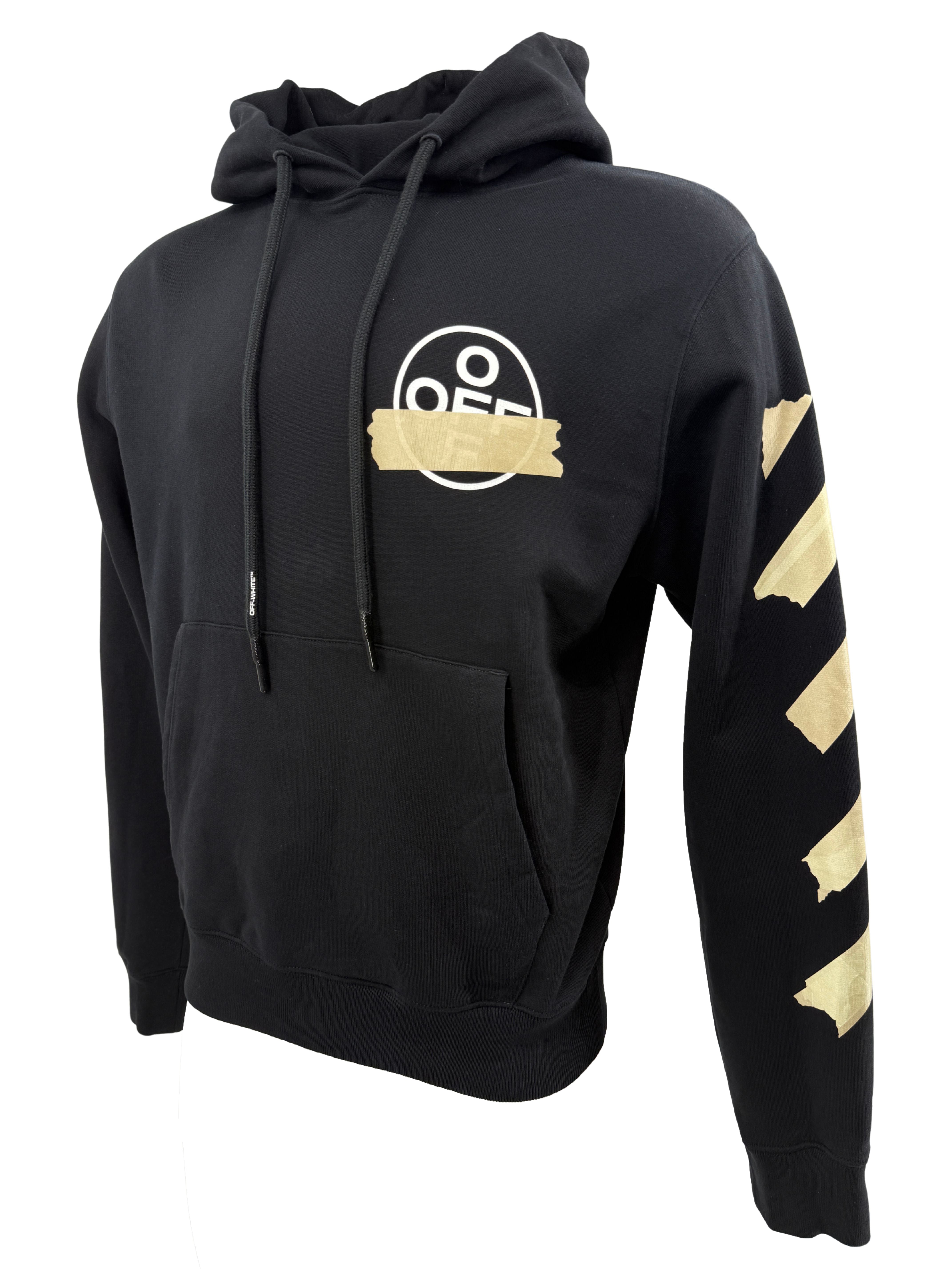 Off-White Tape Arrows Hoodie - Black Off-White