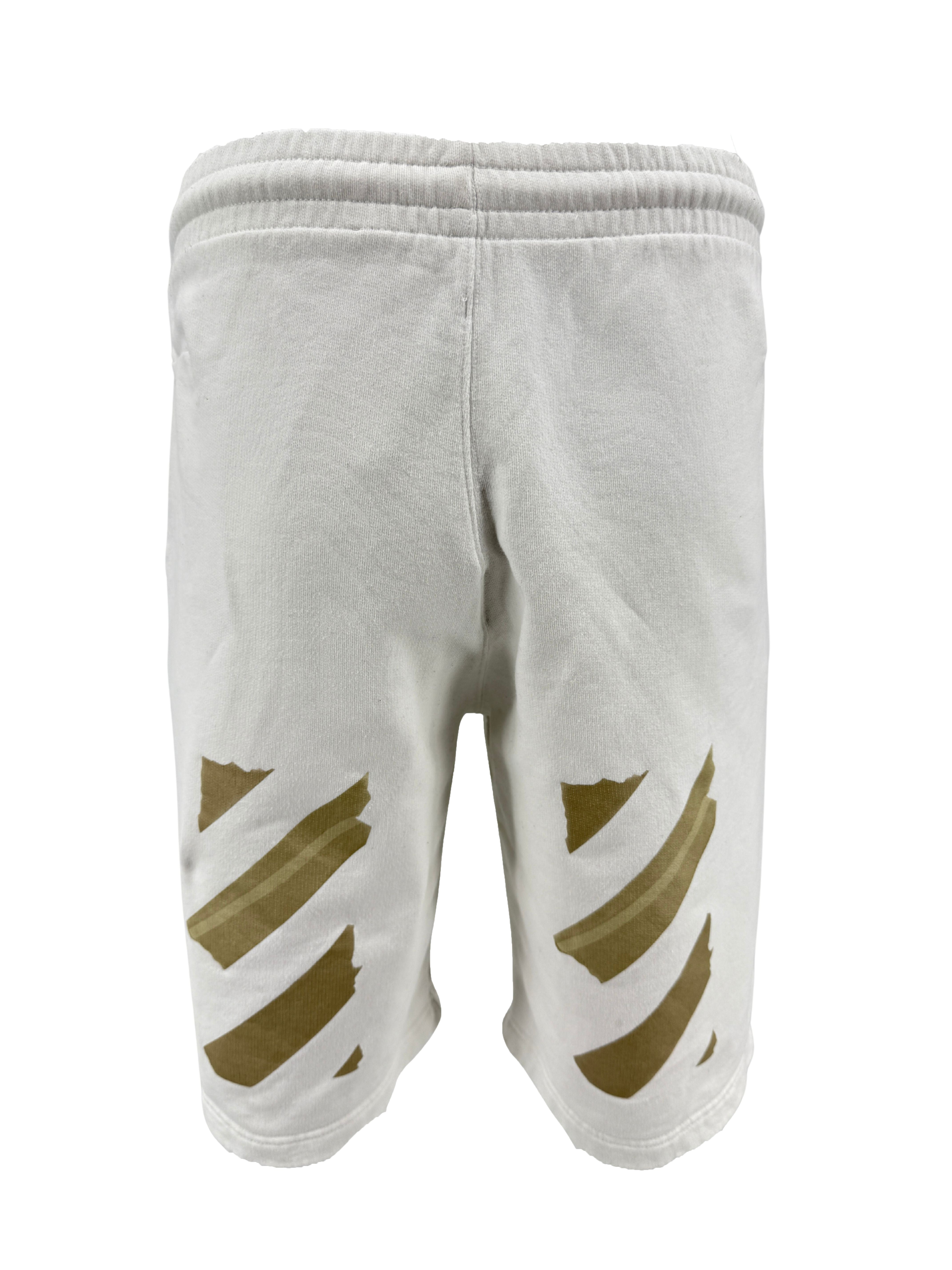 Off-White Tape Arrow Shorts - White Off-White