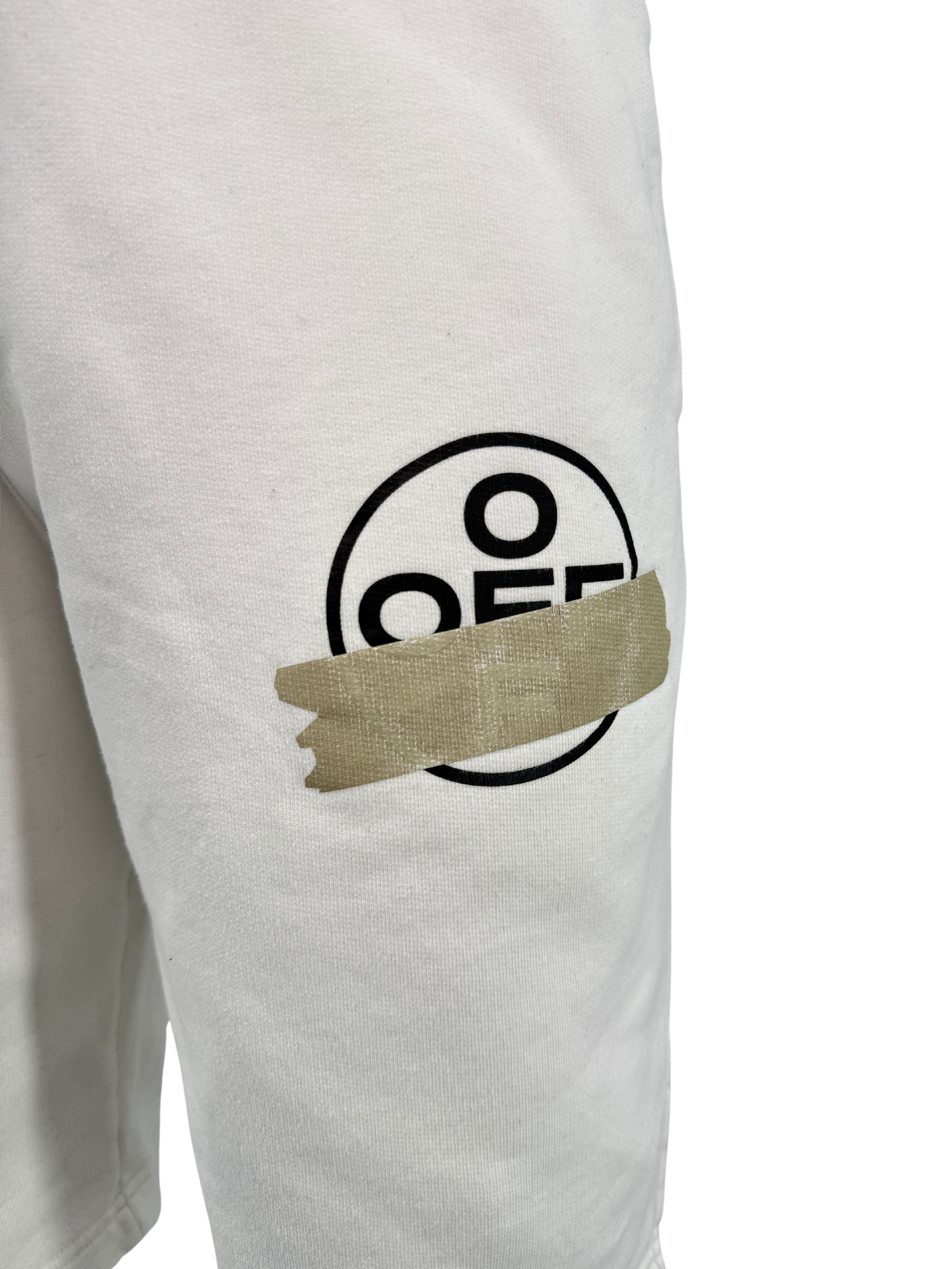 Off-White Tape Arrow Shorts - White Off-White