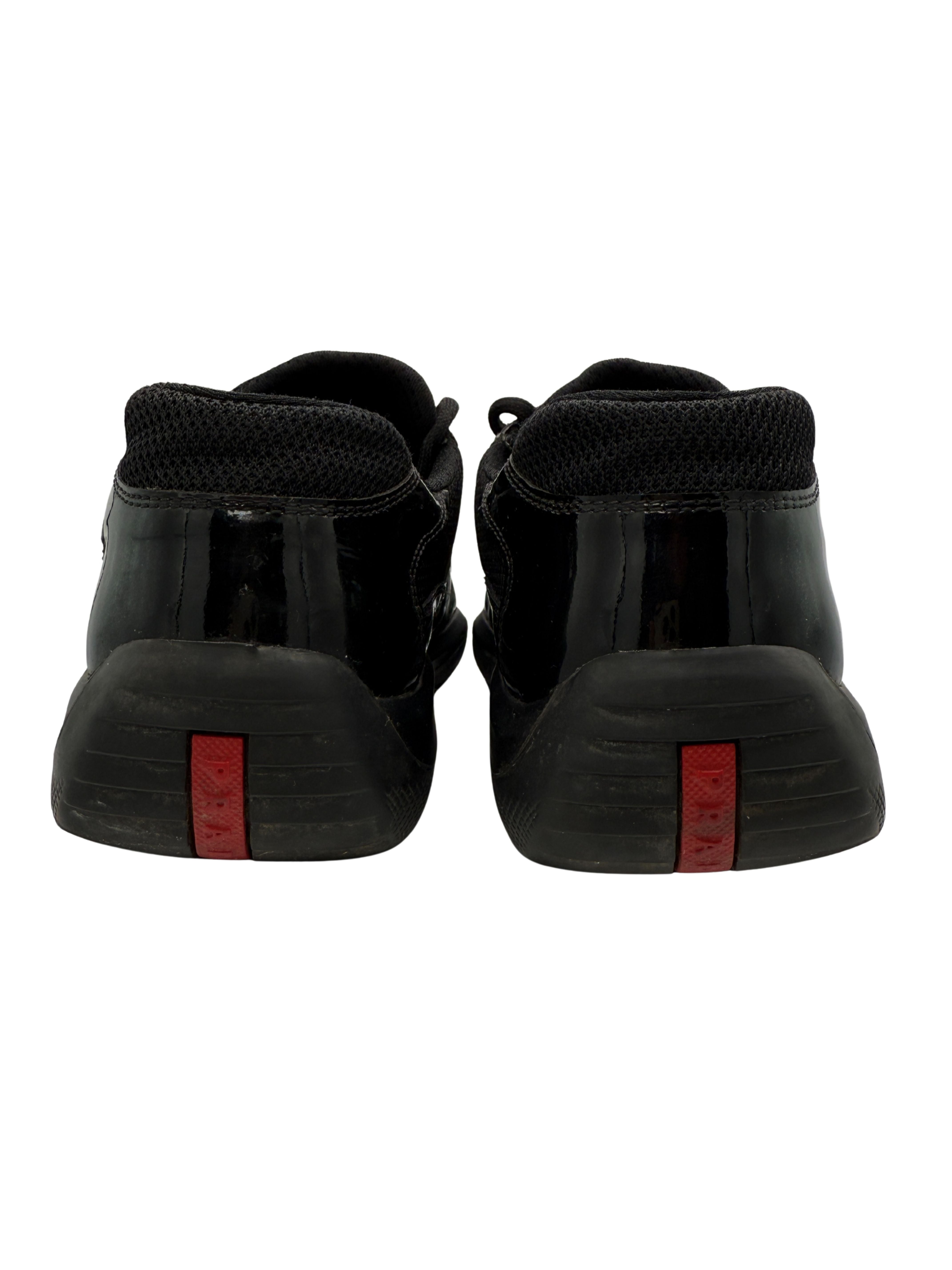 Prada Amercia's Cups Trainers - Black Prada