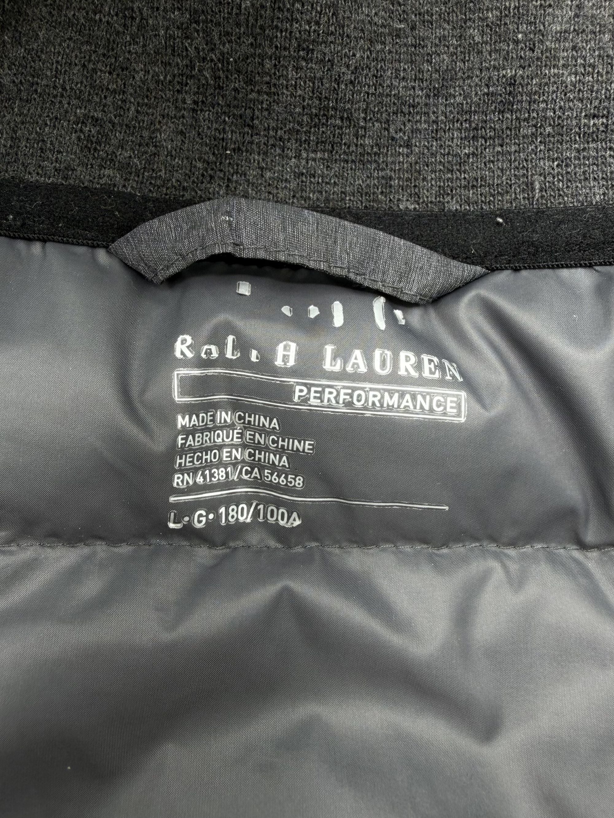 Ralph Lauren Knit Hybrid Bomber Jacket - Grey Ralph Lauren