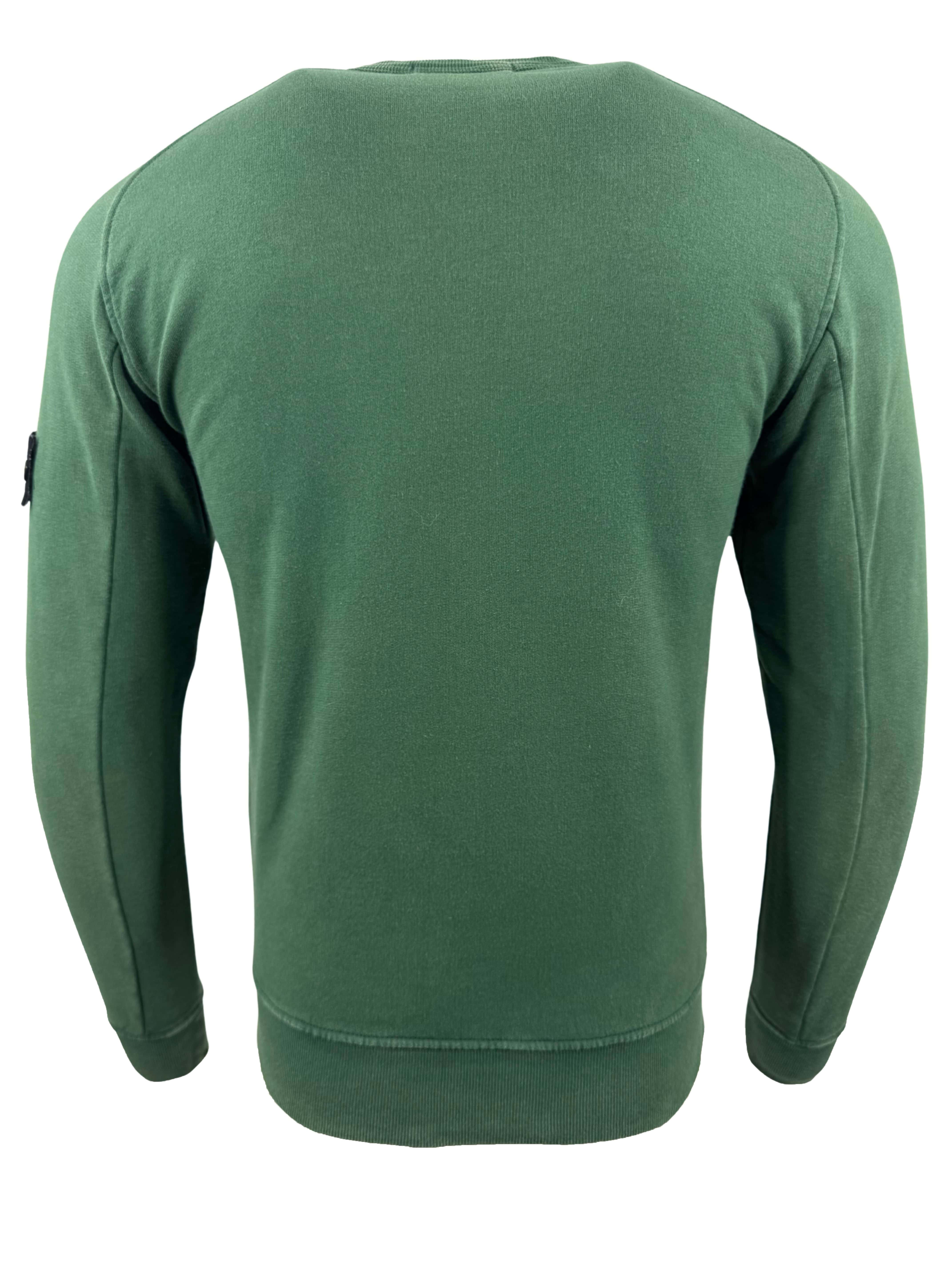 Stone Island Badge Sweatshirt - Green Stone Island