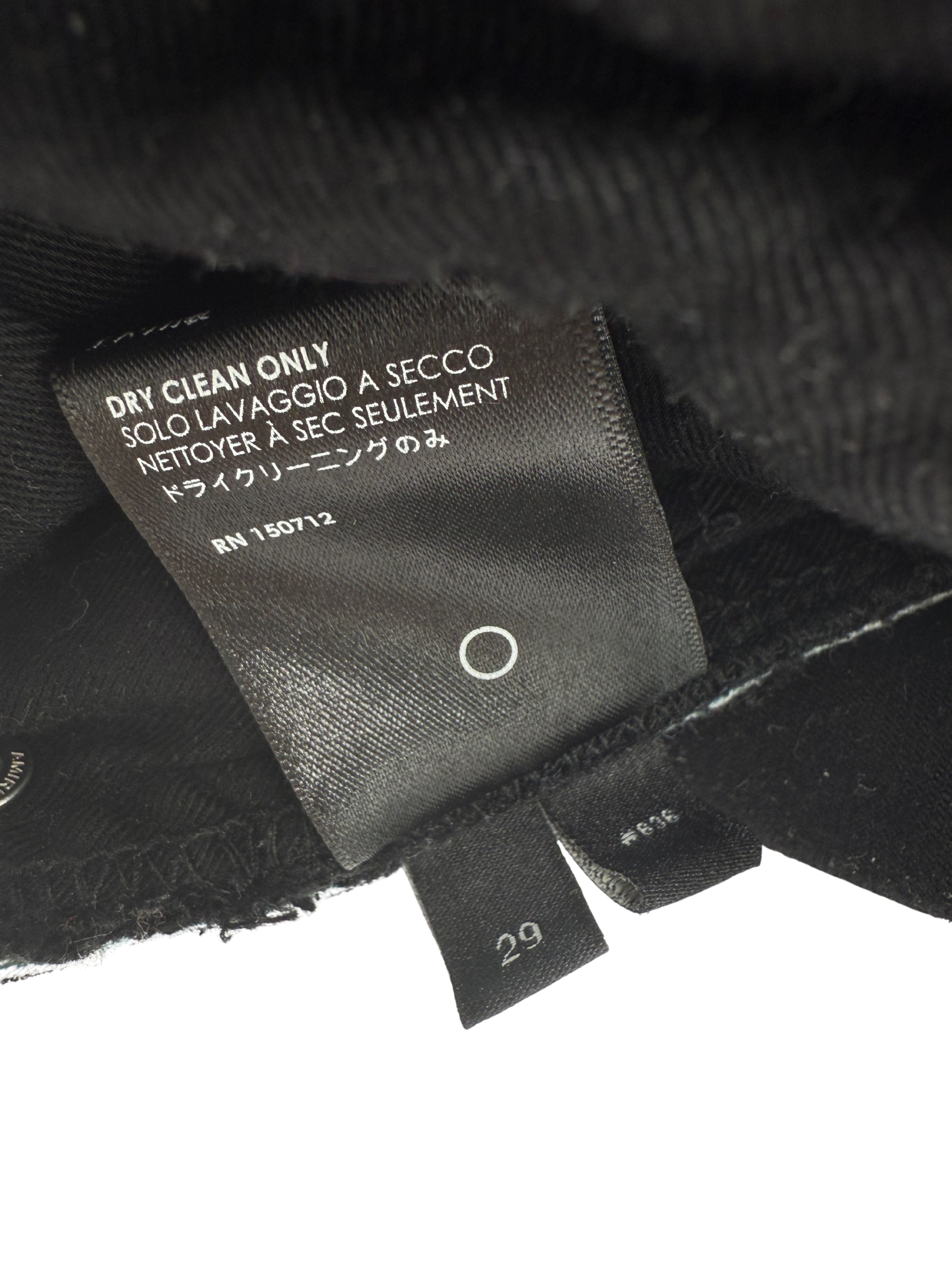 Amiri Watercolour Half Track Jeans - Black Amiri