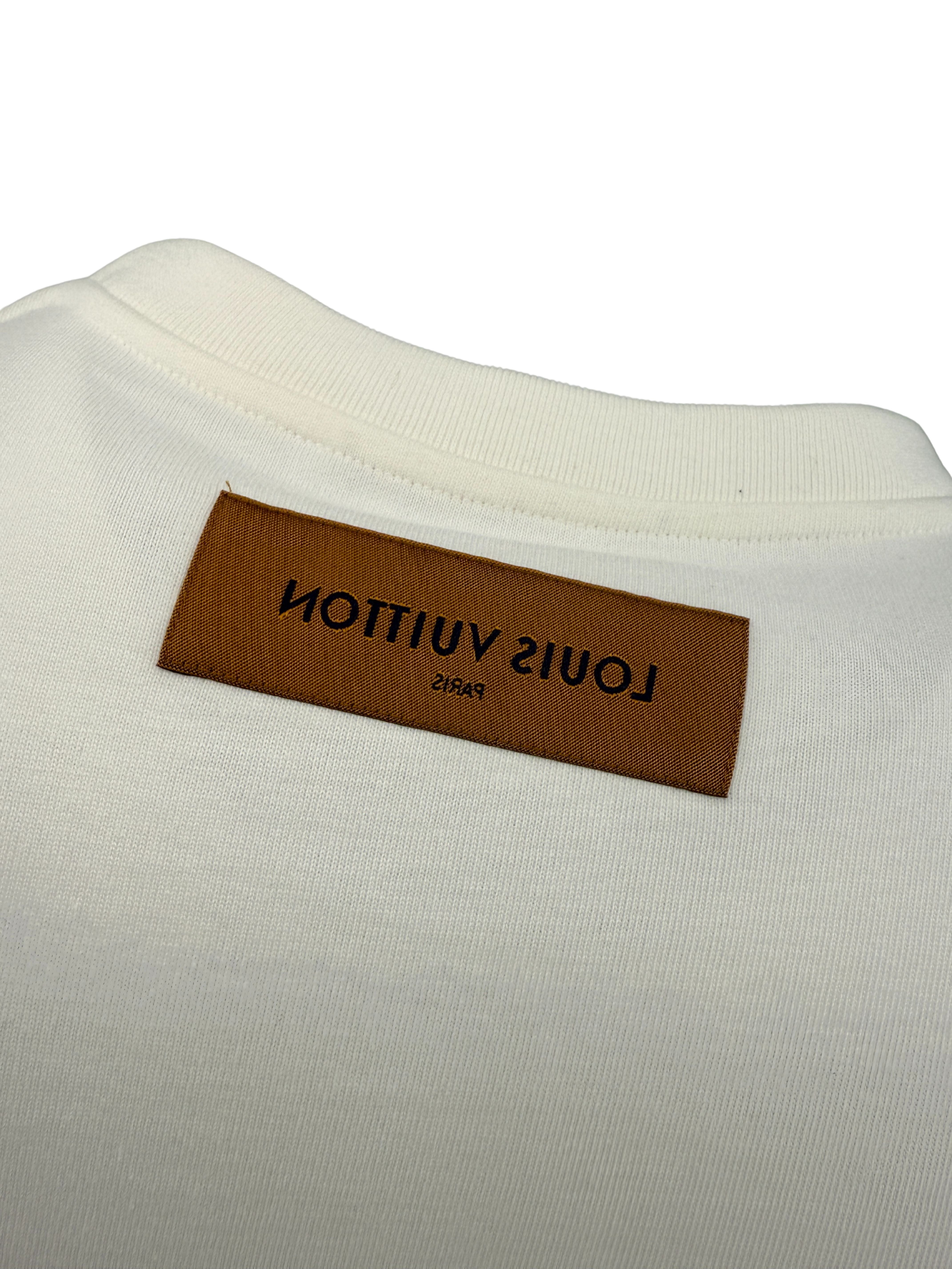 Louis Vuitton Embroidered T-Shirt - White Louis Vuitton