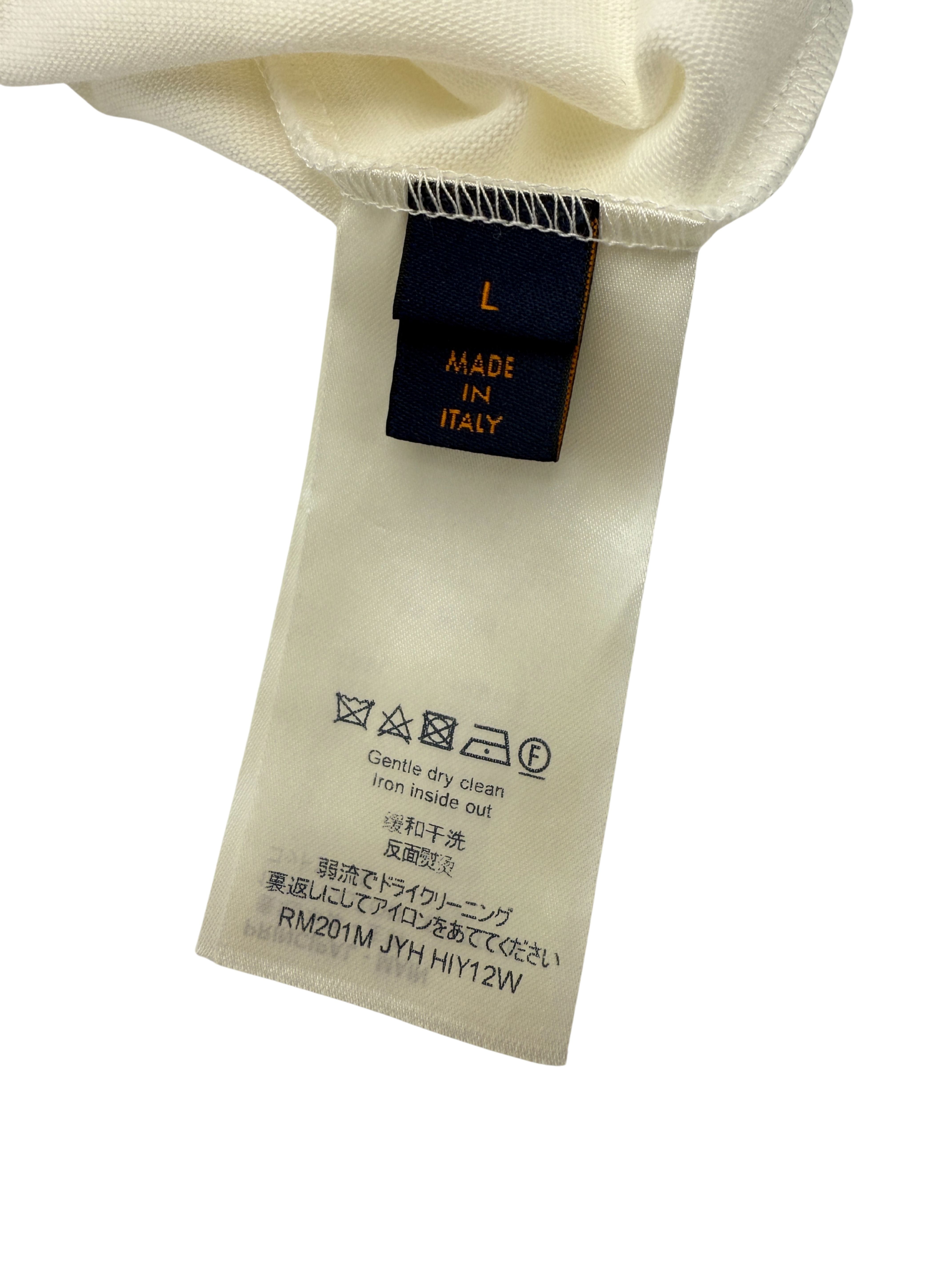 Louis Vuitton Embroidered T-Shirt - White Louis Vuitton