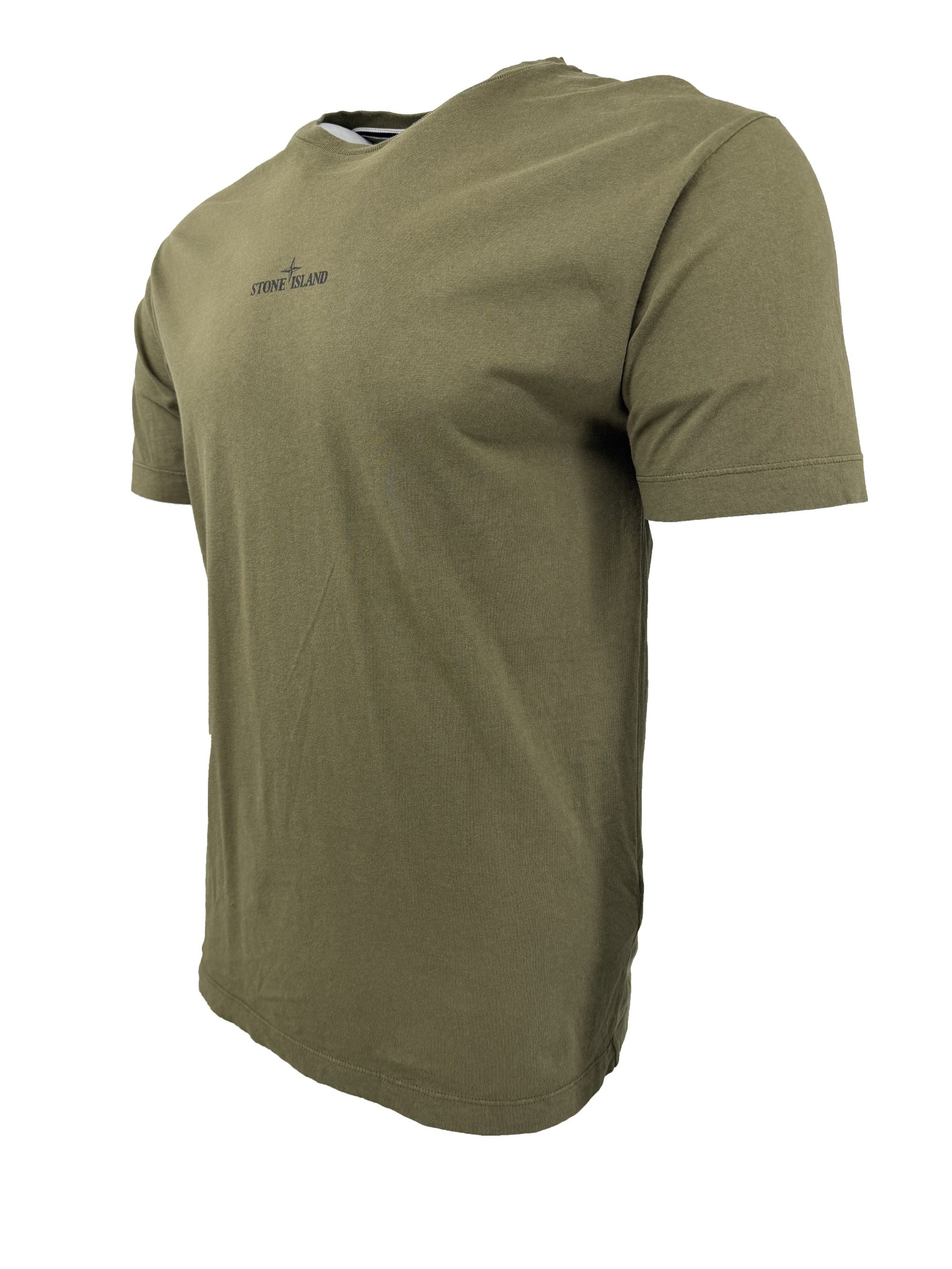 Stone Island Compass Print T-Shirt - Khaki Stone Island
