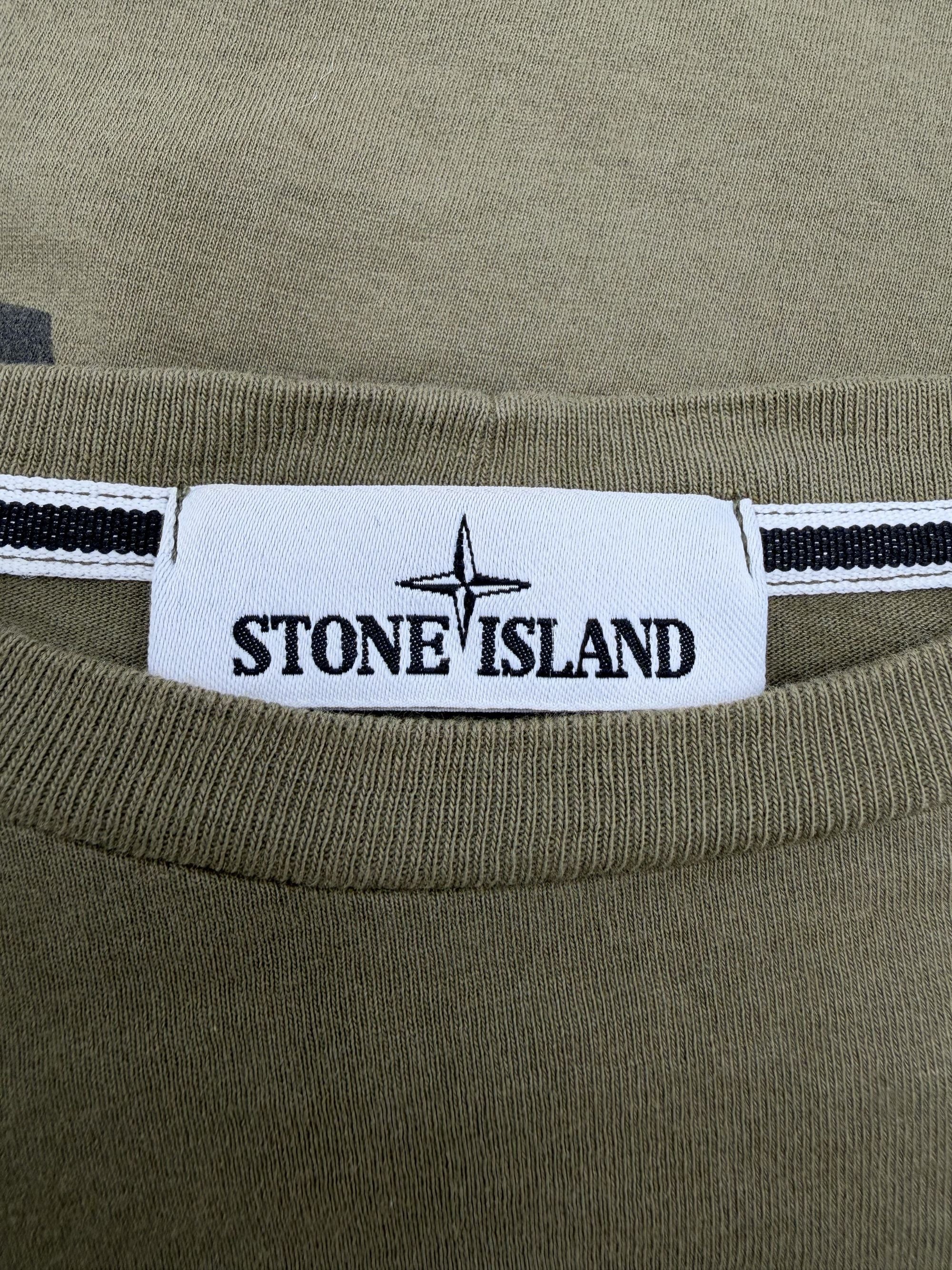 Stone Island Compass Print T-Shirt - Khaki Stone Island
