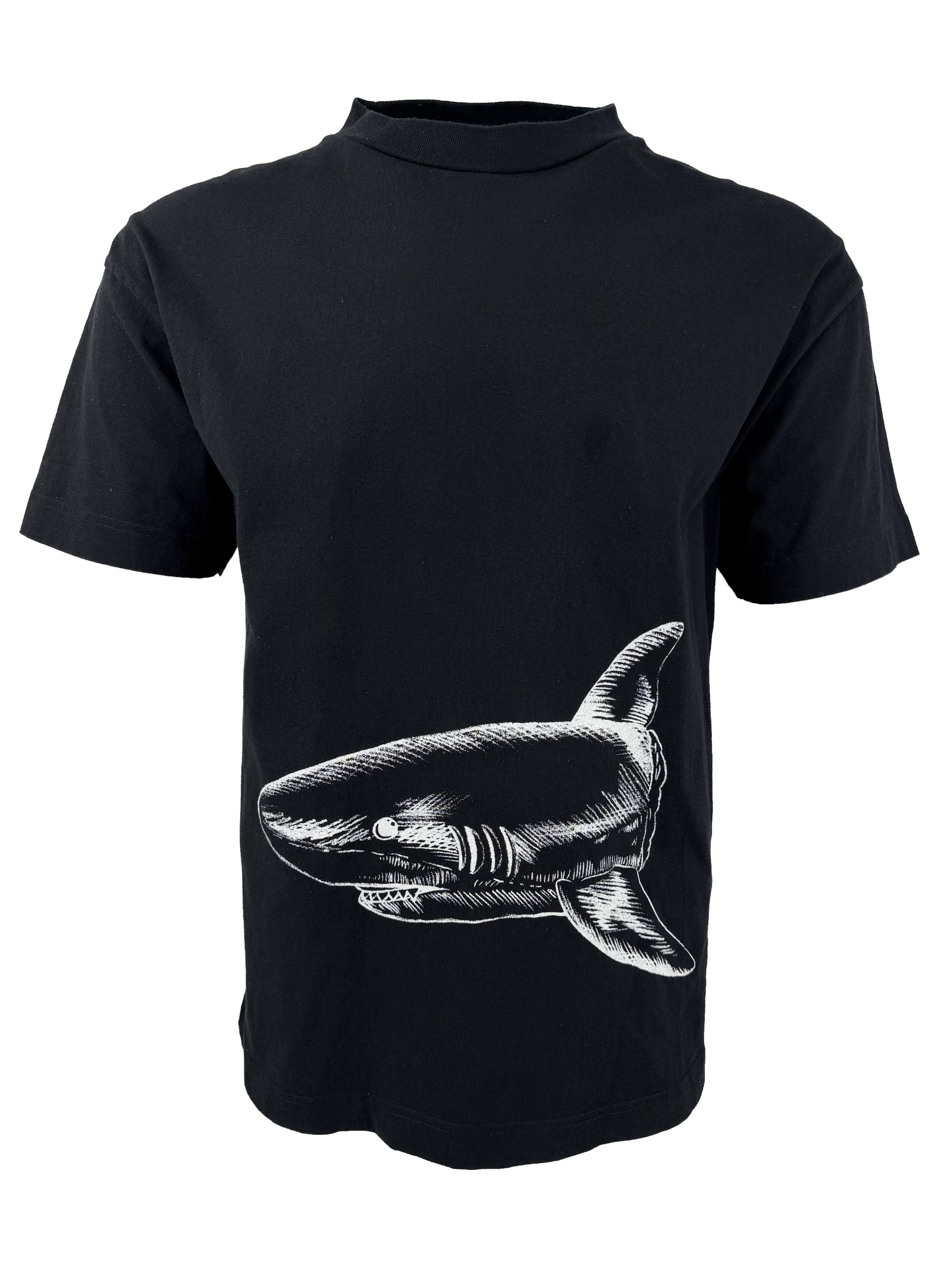 Palm Angels Shark T-Shirt - Black Palm Angels