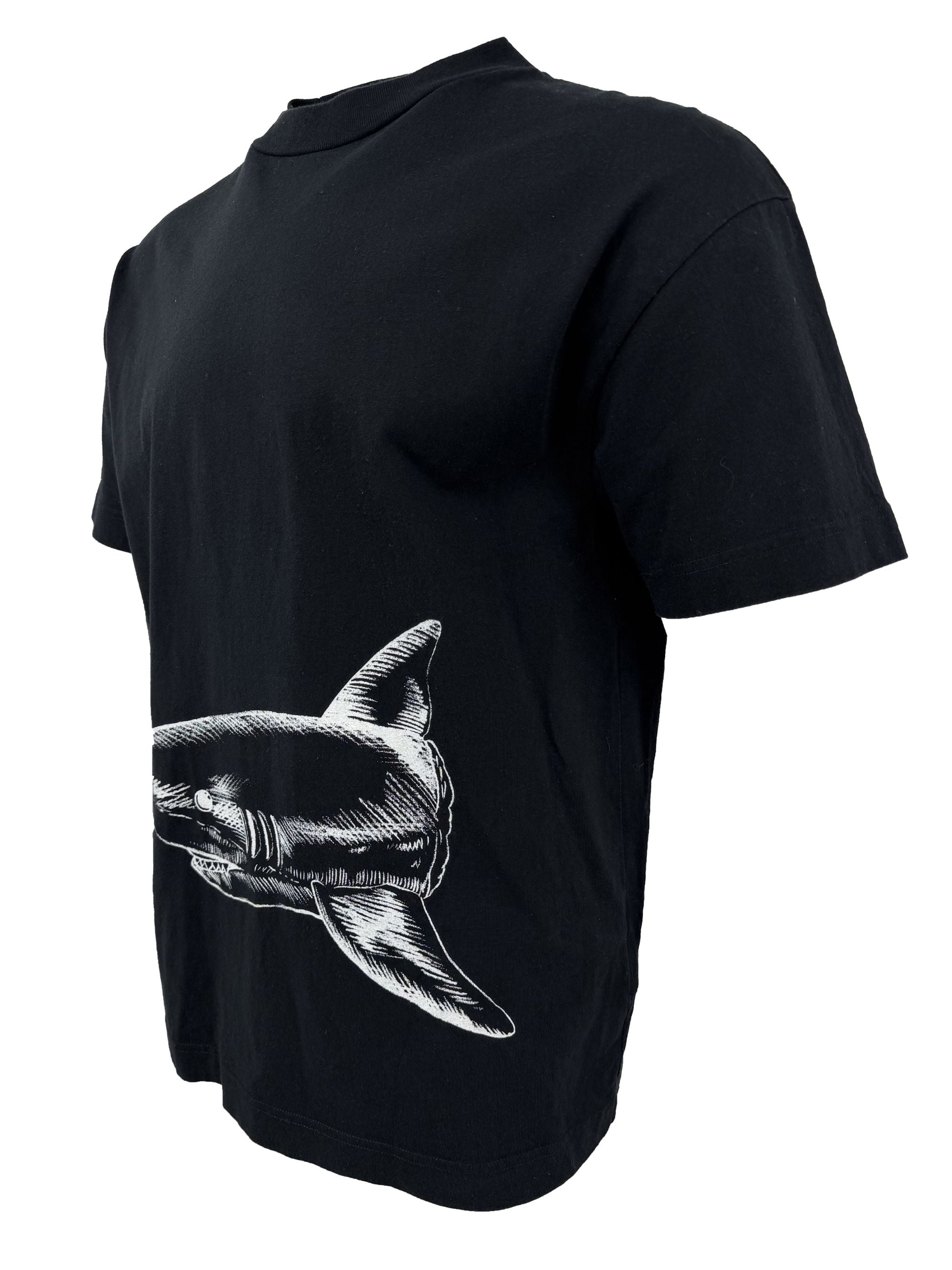 Palm Angels Shark T-Shirt - Black Palm Angels